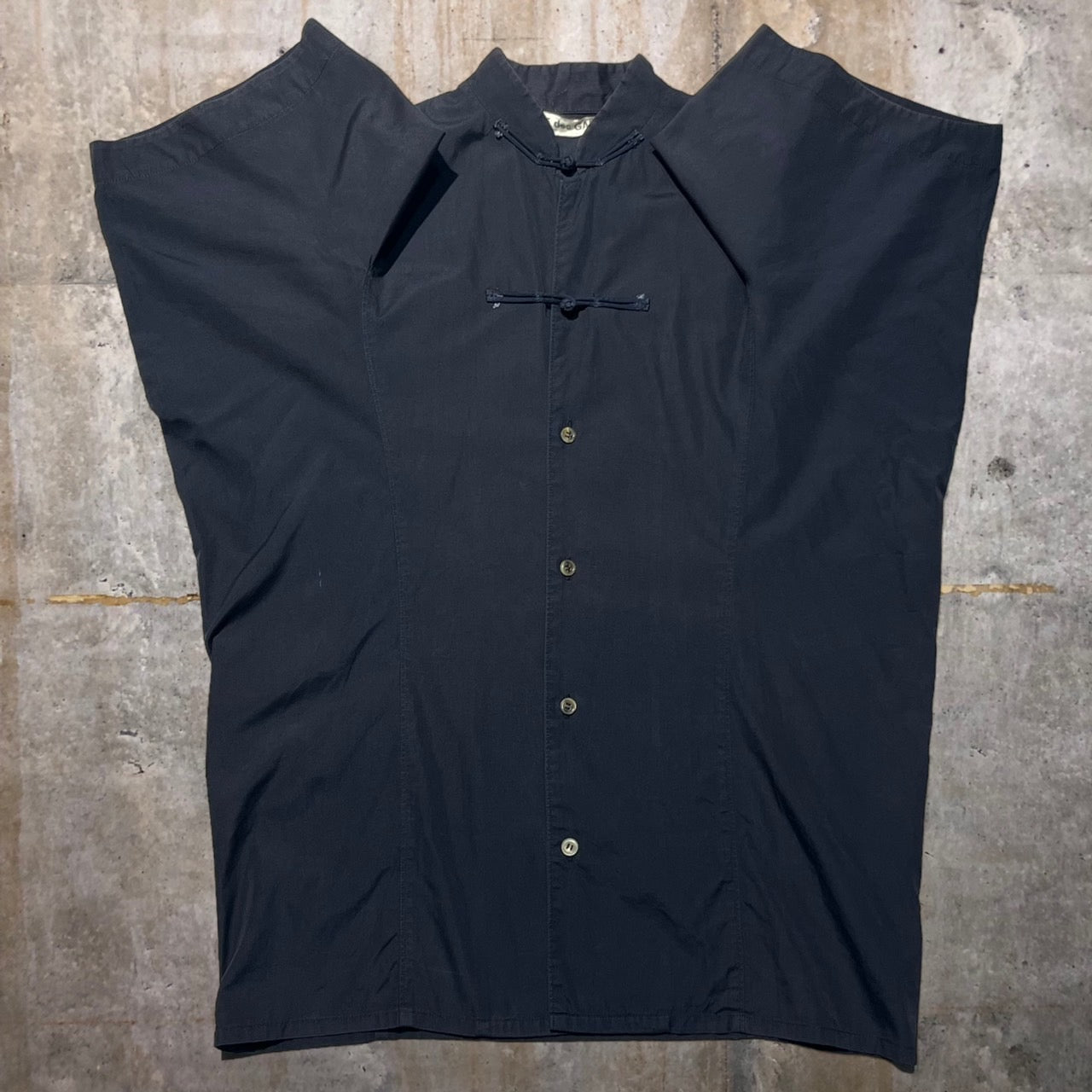 COMME des GARCONS(コムデギャルソン) 80~90'sチャイナシャツ GB-110040 表記なし(FREE) ネイビー