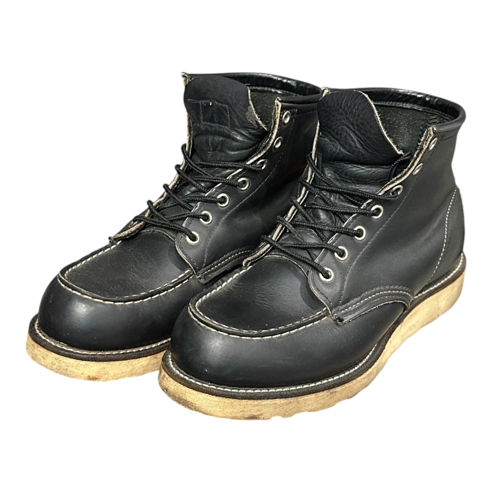 REDWING(レッドウィング) 1996~2003's USA made 6-inch Classic Moc 6インチ クラシック モック 8179 7(25cm程度) ブラック 90年代~ 90's~00's 刺繍羽根タグ ワークブーツ