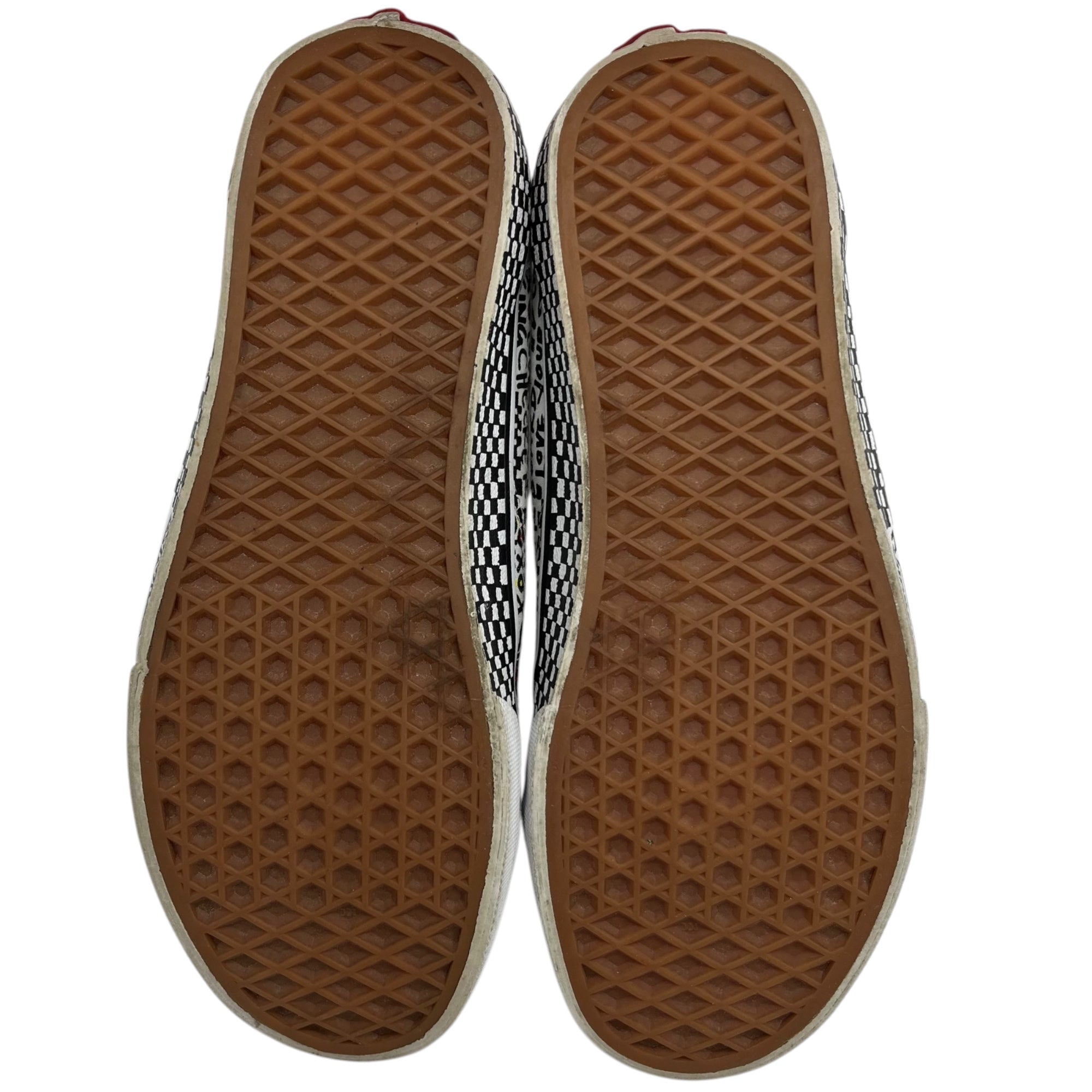 VANS(バンズ) OLD SKOOL DIY オールドスクール スニーカー 総柄 VN0A38G1U7B 26.0cm ホワイト×ブラック