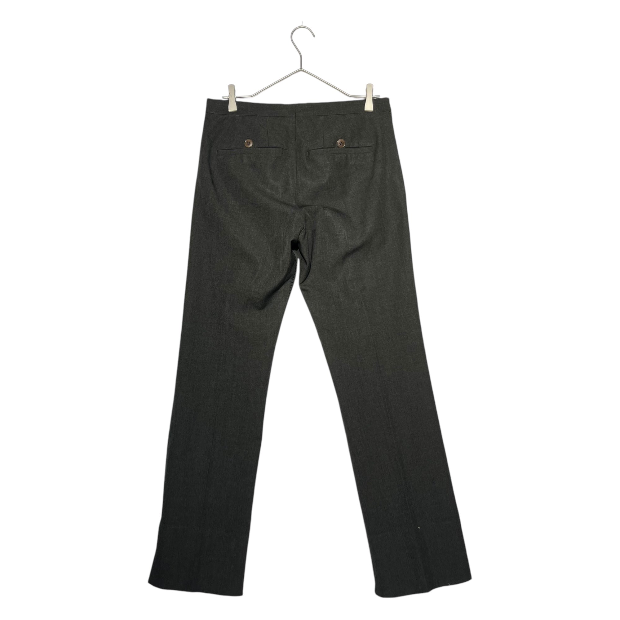 CAROL CHRISTIAN POELL(キャロルクリスチャンポエル) 00's overlock pants オーバーロック パンツ ステッチ 44 チャコールグレー 名作 稀少品