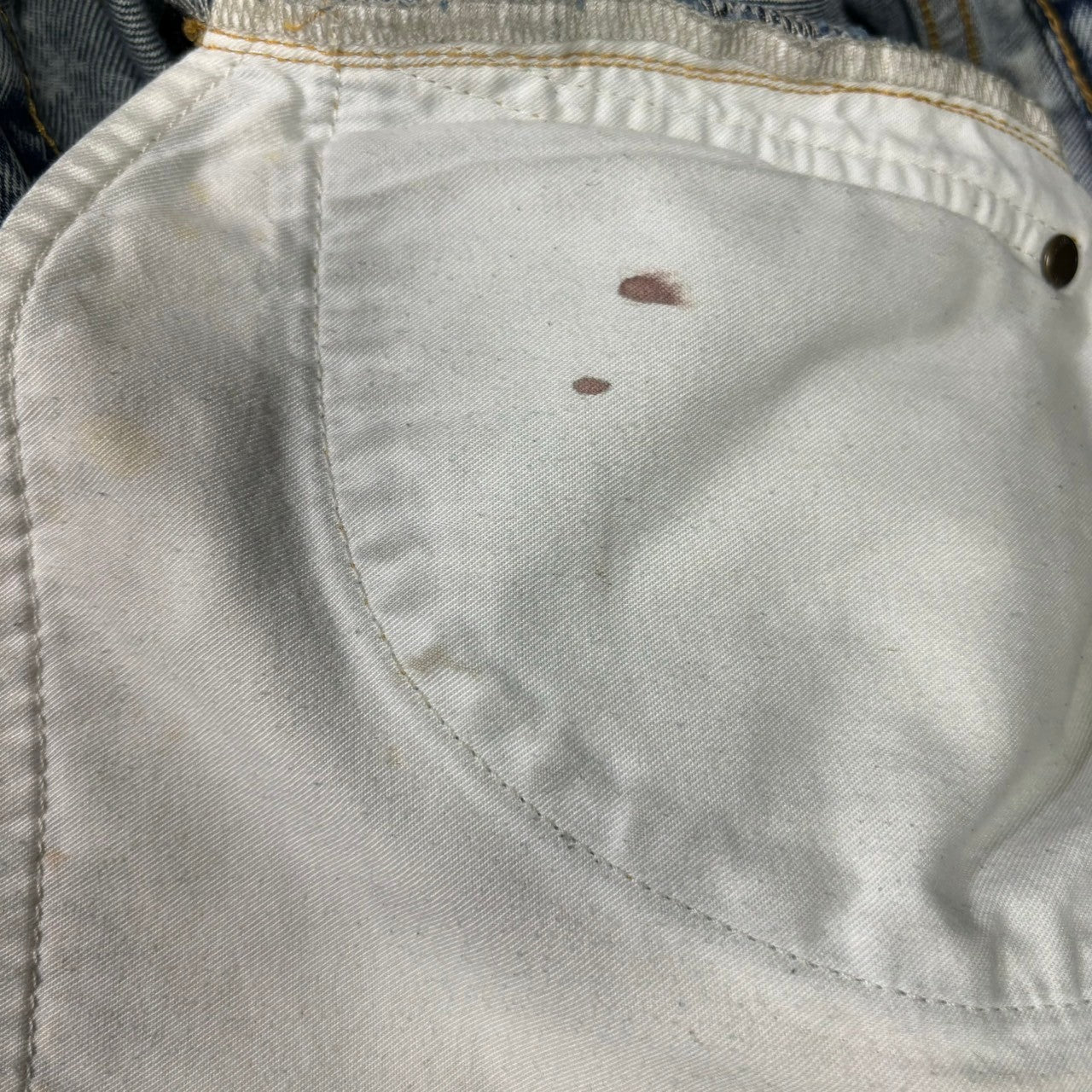 SAINT LAURENT PARIS(サンローランパリ) chemical wash denim pants ウォッシュド加工 ケミカル デニムパンツ 681376 YP53 2021 00064 W30 インディゴ