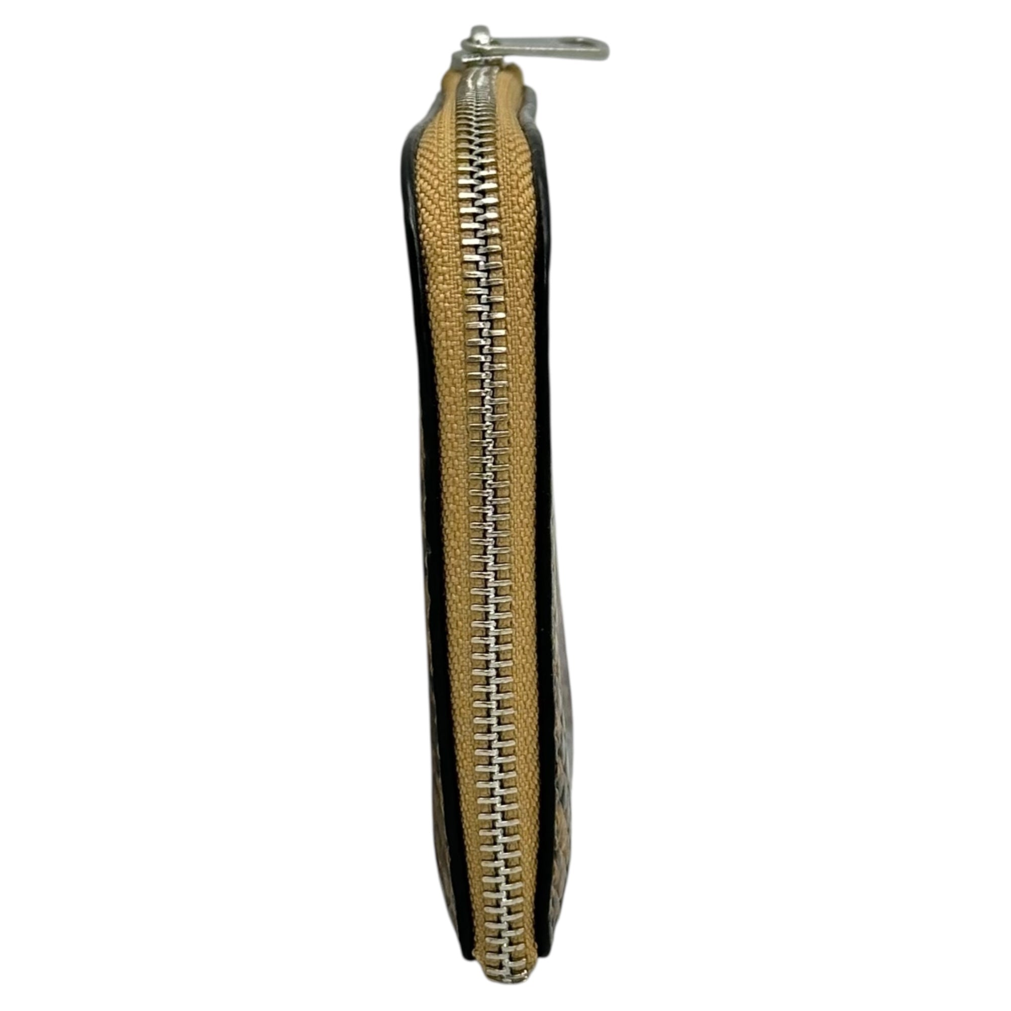 A.P.C.(アーペーセー) L-shaped zip python wallet L字ジップ パイソン型押し ウォレット 財布 ブラウン