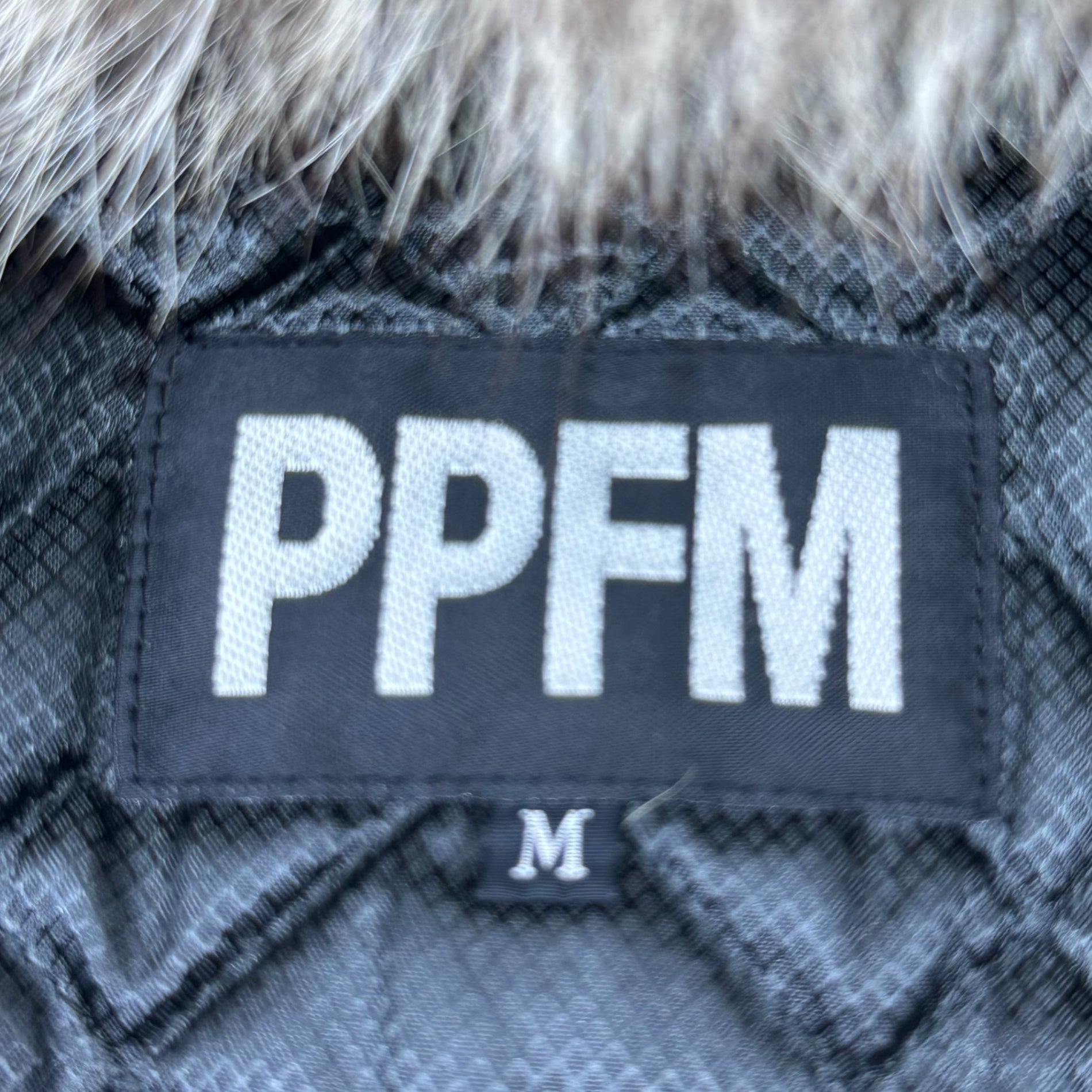 PPFM(ピーピーエフエム) 00's Vintage Multifunctional Nylon Tech Interior Quilted Tactical Jacket 00年代 ヴィンテージ 多機能 ナイロン テック 内側 キルティング タクティカル ジャケット 35-02MS07 M ブラック 2002年発売品 コヨーテファー付属