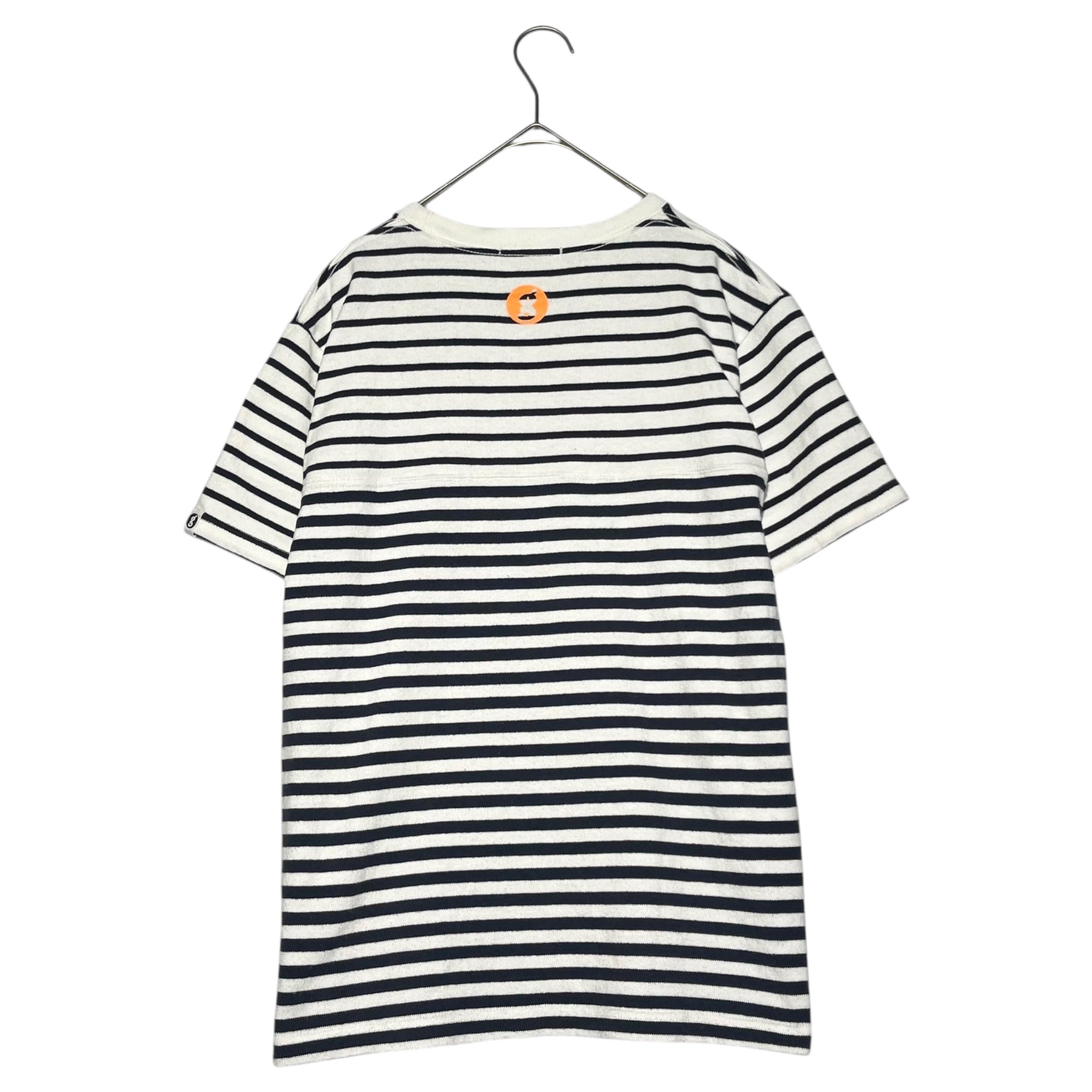 GOODENOUGH(グッドイナフ) Switching border T-shirt 切替 ボーダー Tシャツ 復刻 M ホワイト×ネイビー