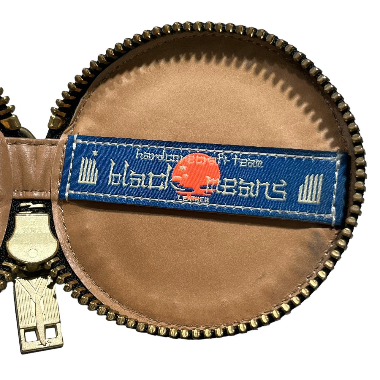 blackmeans(ブラックミーンズ) LEATHER COIN CASE レザー 手裏剣 コインケース 201goods-333 ネイビー×レッド 財布 小銭入れ