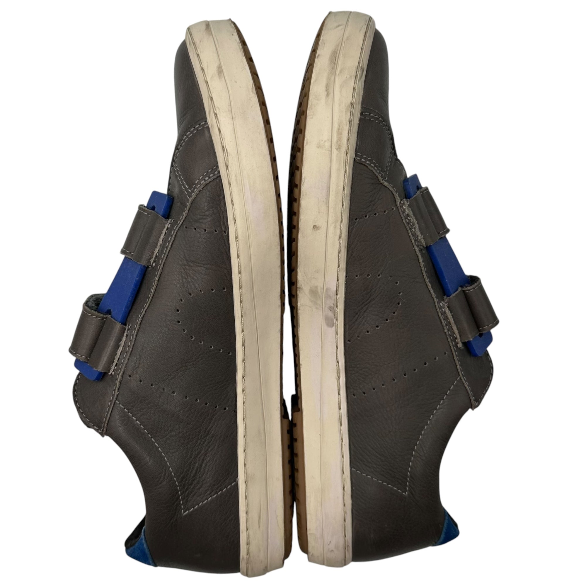 CAMPER TWINS by mintdesigns(カンペール ツインズ バイ ミントデザイン) Velcro Leather Sneakers ベルクロ レザー スニーカー 18803-001 43(27.5cm) グレー×ブルー