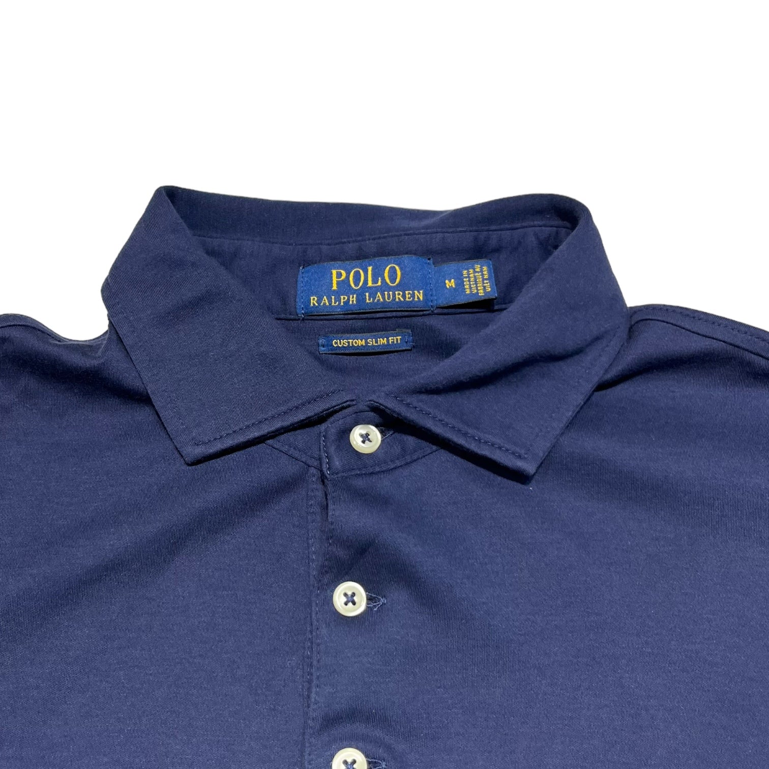 POLO RALPH LAUREN(ポロラルフローレン) One point logo polo shirt ワンポイント ロゴ ポロシャツ M ネイビー