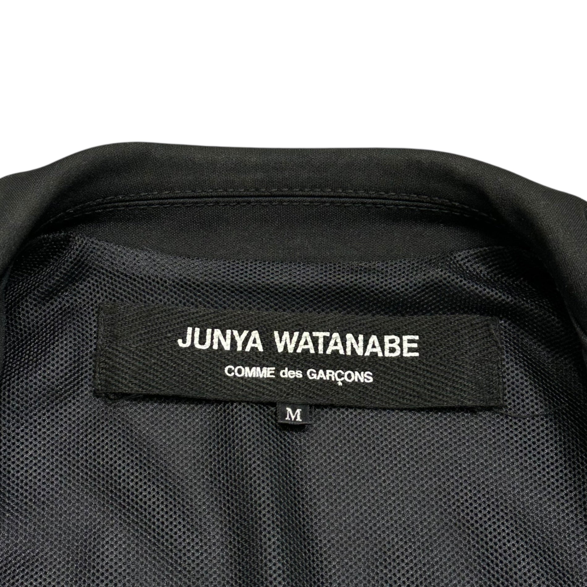 COMME des GARCONS JUNYA WATANABE(コムデギャルソンジュンヤワタナベ) 10SS Ester Double Rider Jacket エステル ダブル ライダース ジャケット JE-J071 M ブラック AD2009 ポリウレタンコーティング箇所は今後劣化の可能性があります