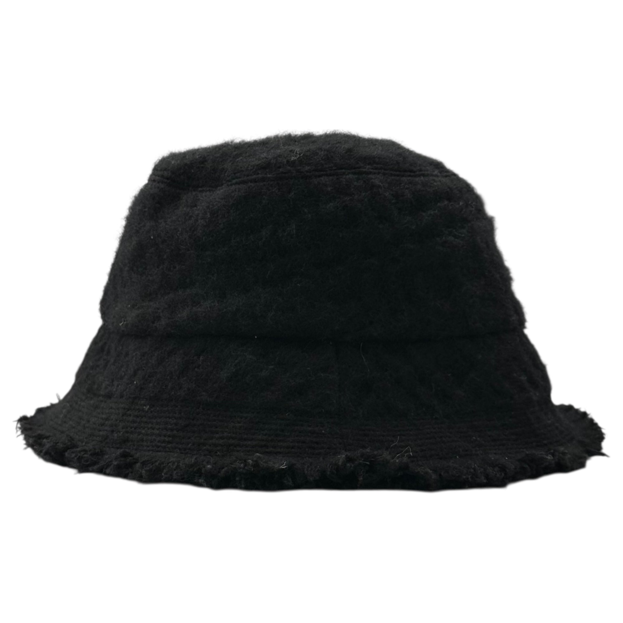 MAISON Birth(メゾンバース) SHADOW CHECK HAT シャドウ チェック 織り ハット MB-23307 FREE ブラック リサイクルウール