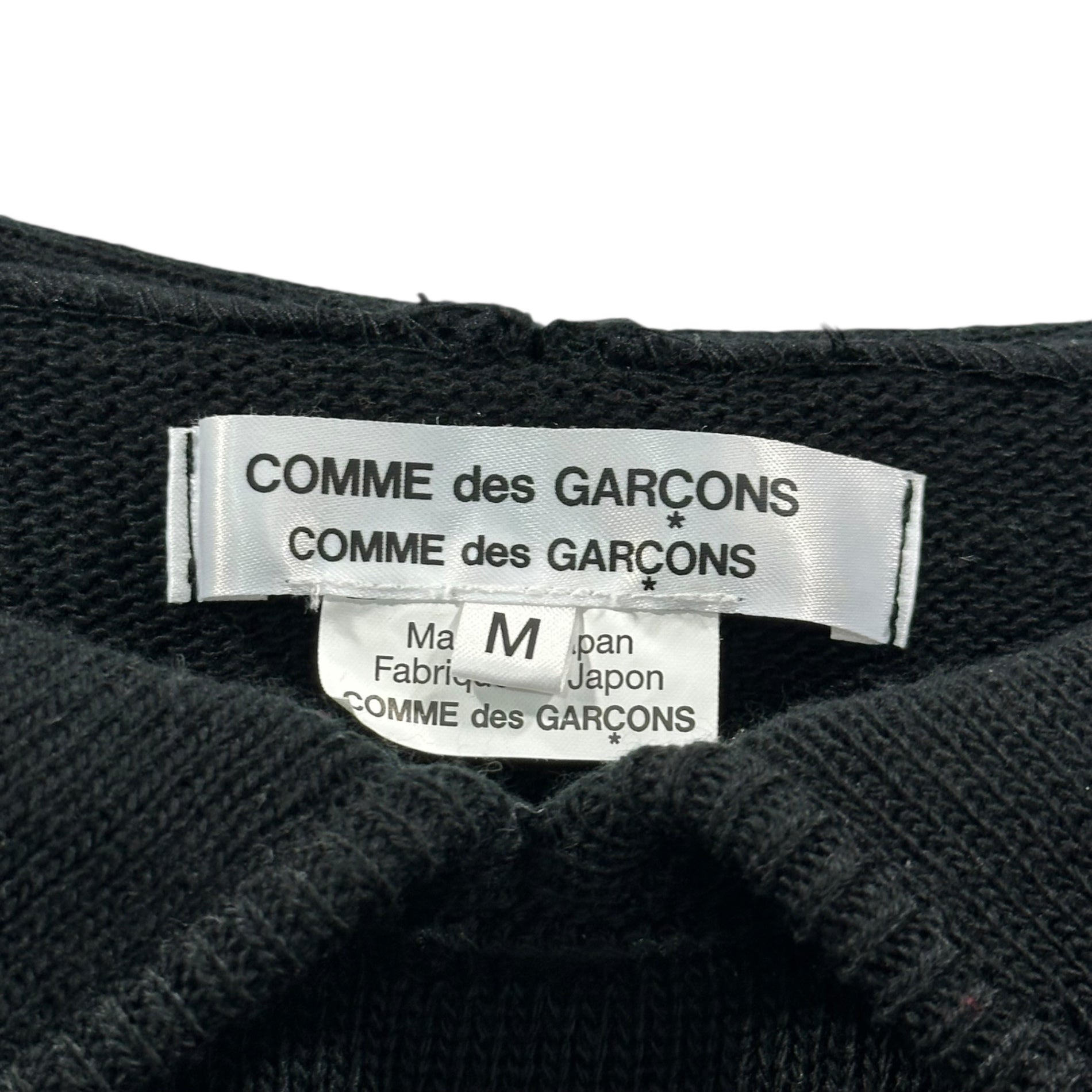 COMME des GARCONS COMME des GARCONS(コムデギャルソンコムデギャルソン) 22AW Round-neck Acrylic Knit 丸襟 アクリル 長袖 ニット RJ-N507 M ブラック AD2022