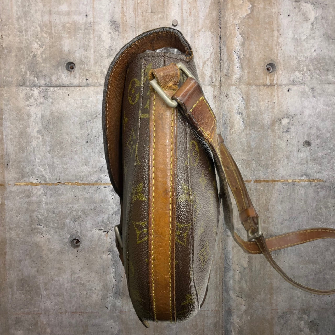 LOUIS VUITTON(ルイヴィトン) 70’s シャンティGM モノグラム ショルダー バッグ M51232 GM ブラウン/モノグラム ECLAIRジップ 推定70年代