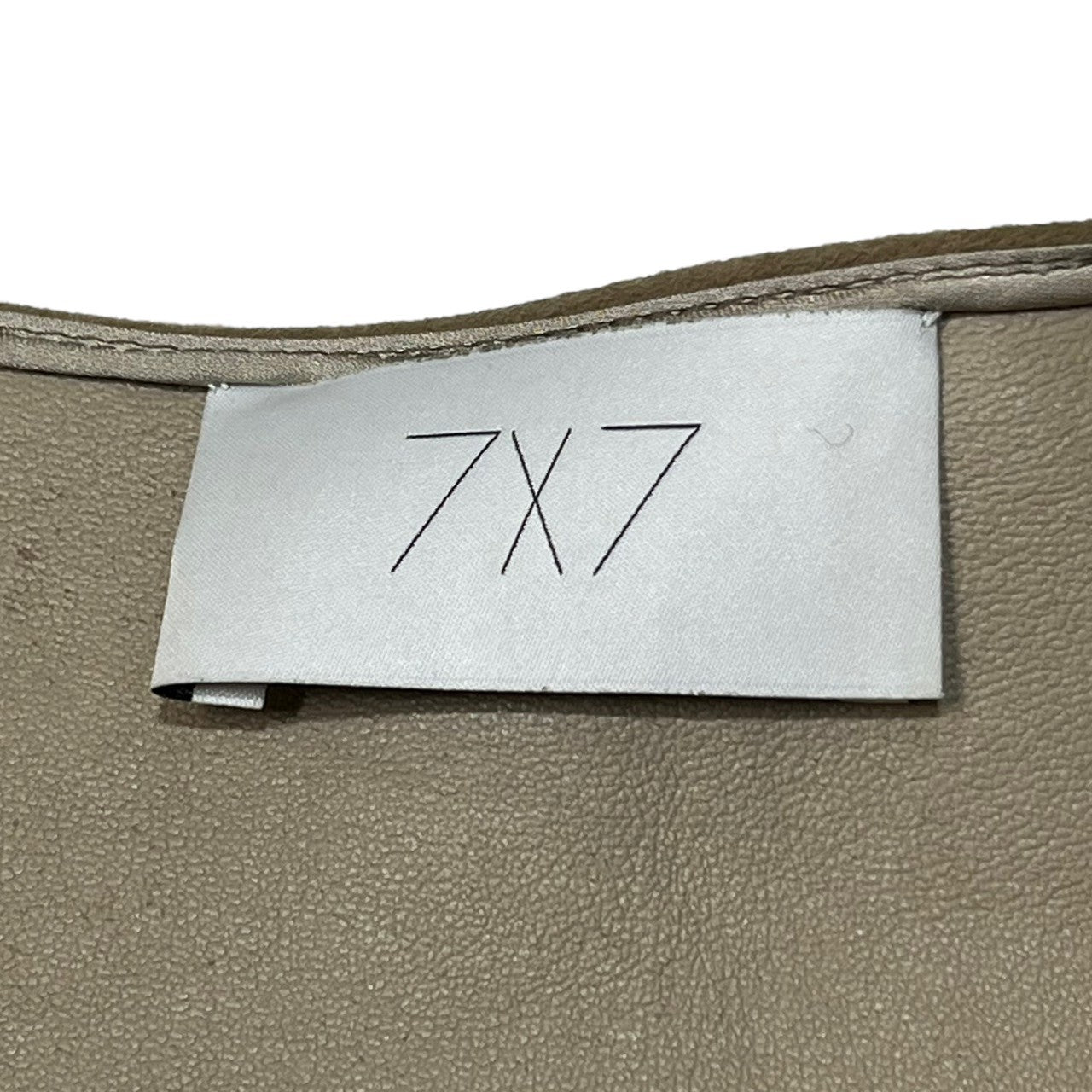 SEVEN BY SEVEN(セブンバイセブン) 16SS Vareuse type sheep skin pullover ヴァルーズタイプ シープスキン プルオーバー シャツ SS2016-7X7LTS SIZE S ベージュ