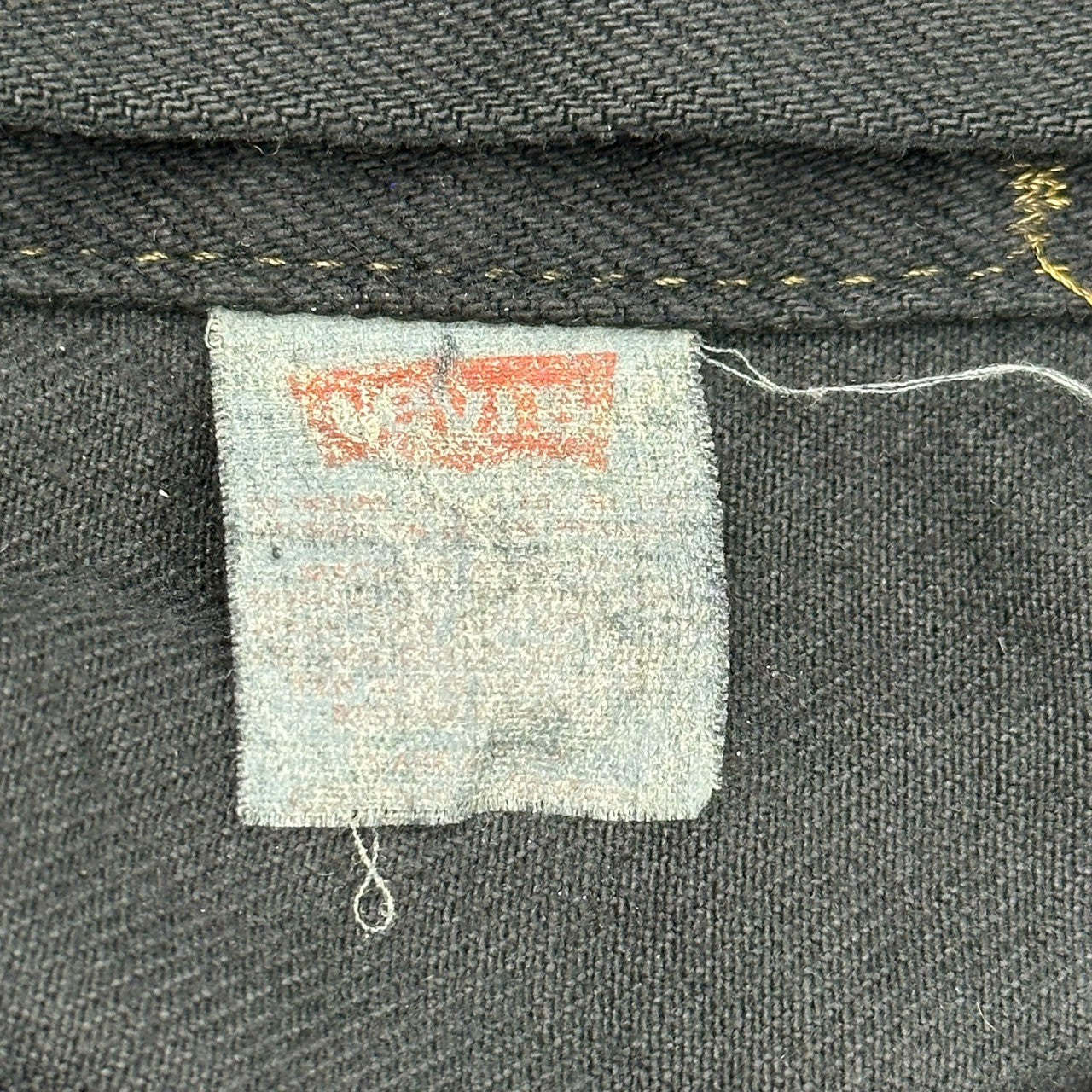 Levi's(リーバイス) 90's 71506 USA made Post-dyed black denim trucker jacket 後染め ブラック デニム トラッカー ジャケット 71506-0216 46L ブラック 90年代 USA製 裏527