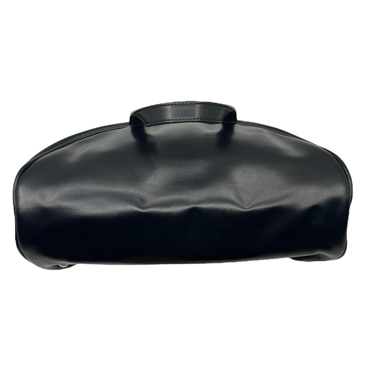 COMME des GARCONS(コムデギャルソン) オールドテキストロゴマディソンバッグ/00S/稀少/PVC/ボウリングバッグ GI-K202 ブラック×ホワイト