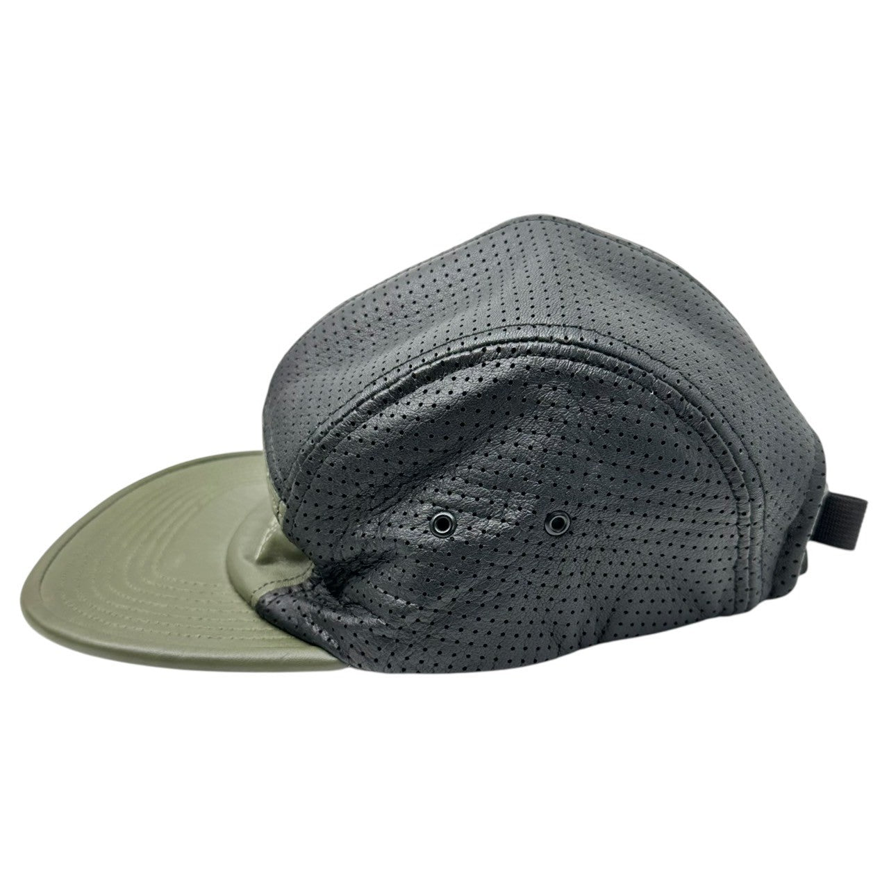 THE NORTH FACE PURPLE LABEL(ノースフェイスパープルレーベル) FIELD LEATHER CAP - KHAKI フィールド レザー キャップ NN8900N カーキ×ブラック 帽子 ラム 本革