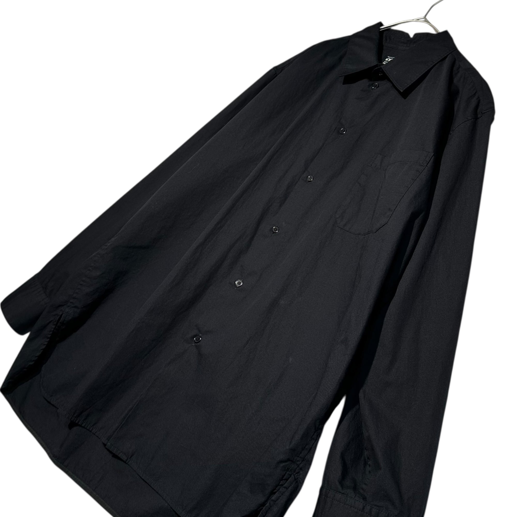 s'yte(サイト) Broad Regular Collar Shirt ブロード レギュラーカラー シャツ UK-B34-030 M ブラック