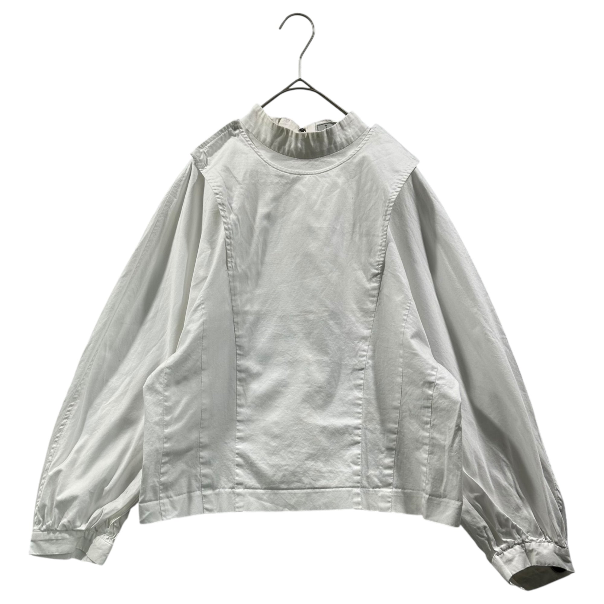 Laula(ラウラ) Switched sleeve L/S shirt 袖 切替 長袖 シャツ 2(M程度) ホワイト