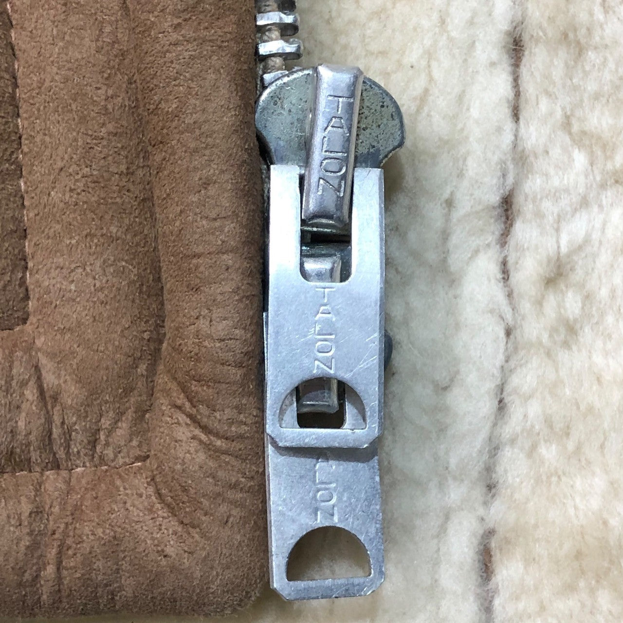 VINTAGE(ヴィンテージ) 80~90's genuine shearling jacket ムートンジャケット ヴィンテージ ベージュ×アイボリー