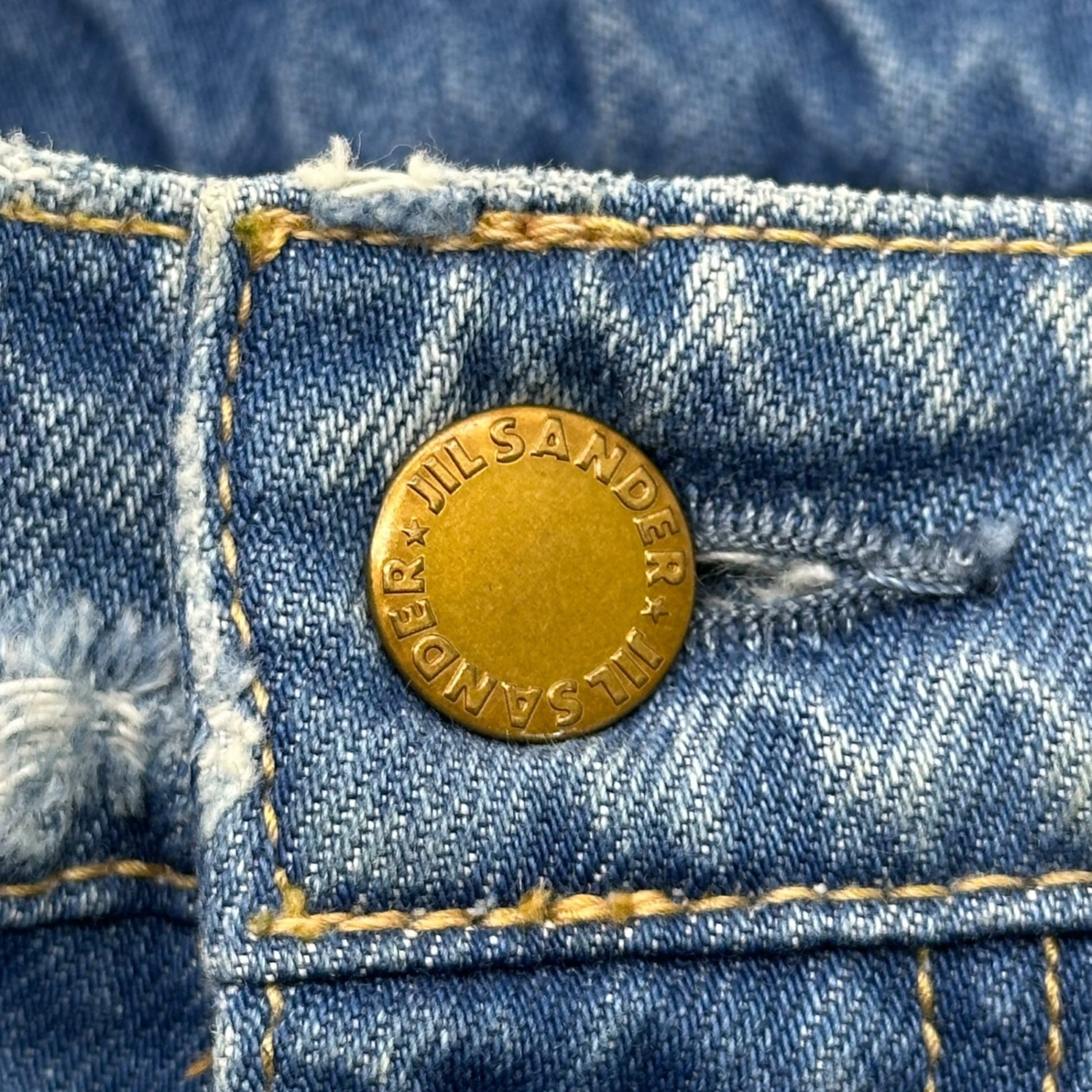 JIL SANDER(ジルサンダー) LONG CROTCH PANTS ロング クロッチ デニム パンツ JSMH550010 MH897031 M ライトインディゴ