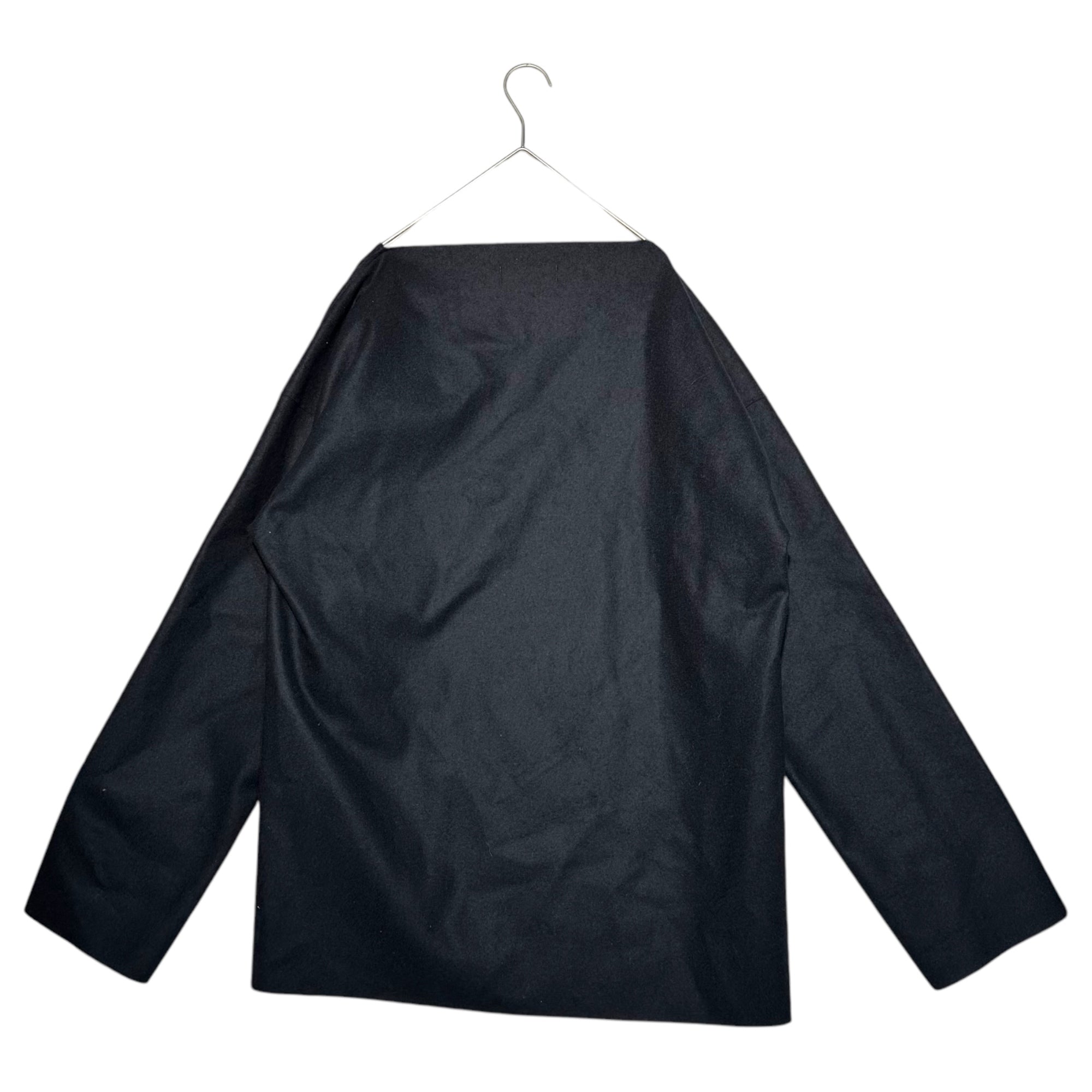 Graphpaper(グラフペーパー) wool long sleeve cut and sew ウール 長袖 カットソー GPW16-PO02 1 ネイビー