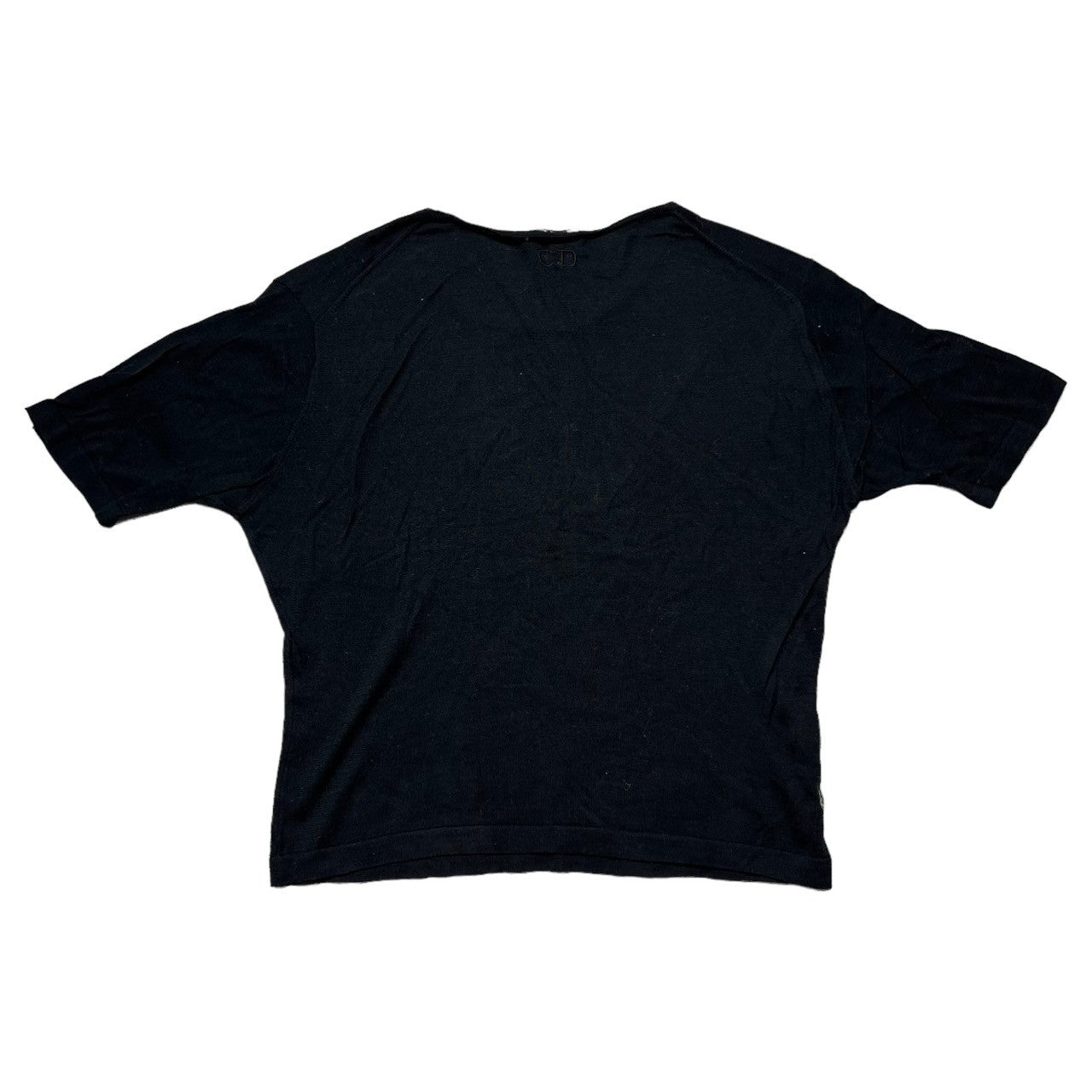Christian Dior(クリスチャンディオール) CD back logo S/S cut and sew ロゴ 半袖 カットソー KWK6L9131 M ブラック ヴィンテージ OLD Tシャツ