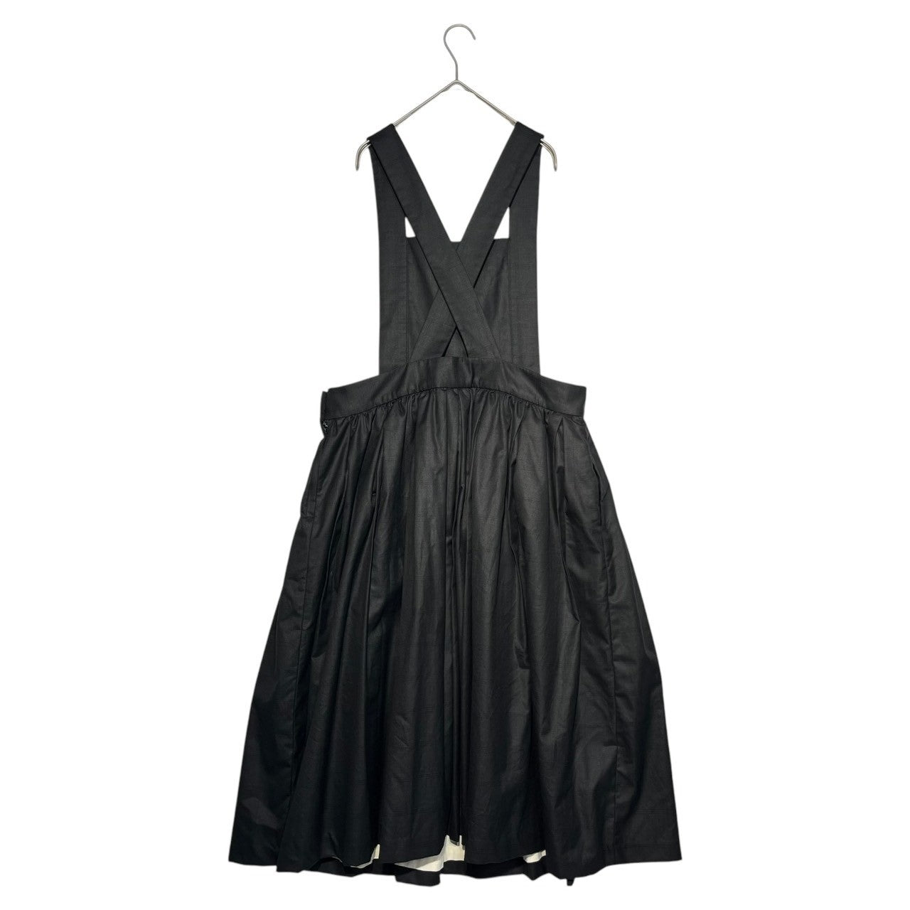 BLACK COMME des GARCONS(ブラックコムデギャルソン) 21AW cross back apron dress クロス バック エプロン ドレス ワンピース ジャンパースカート 1H-A001 S ブラック AD2021