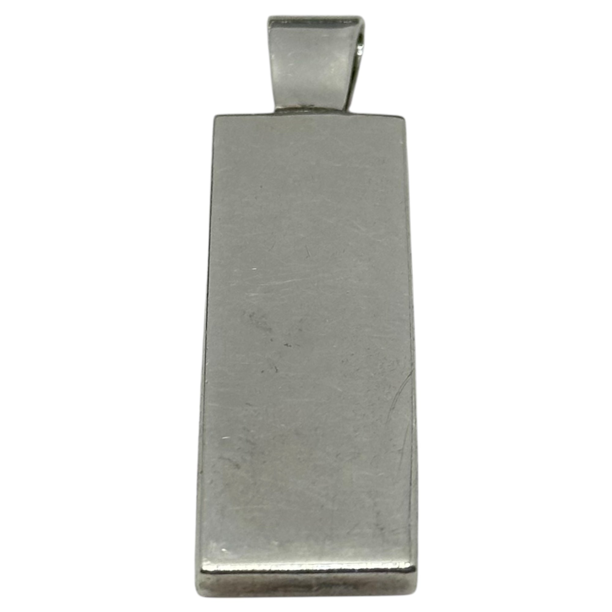 UK VINTAGE(イギリスヴィンテージ) 2000 Silver 925 Ingot Pendant Top シルバー925 インゴット ペンダント トップ シルバー ネックレス