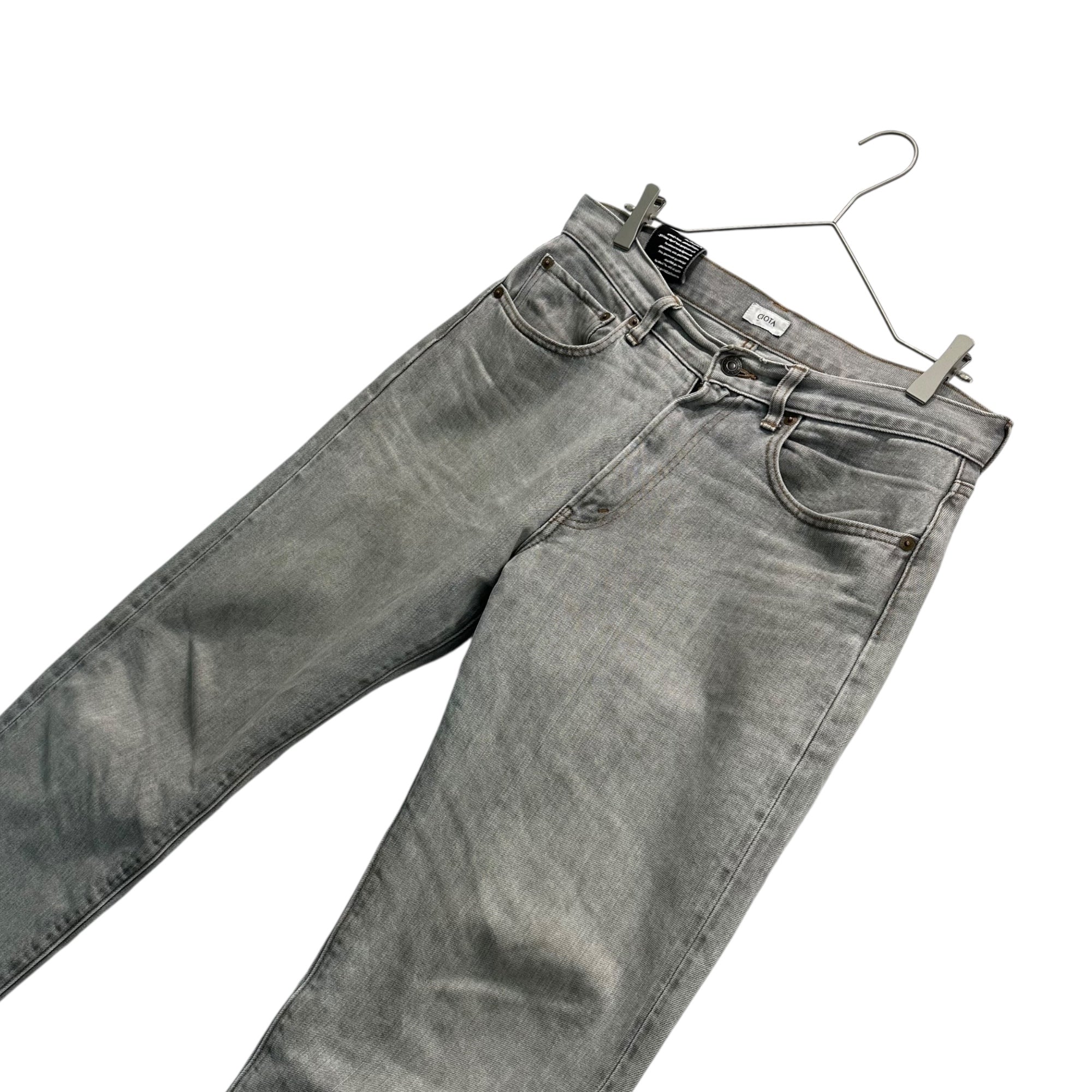CIOTA(シオタ) 13.5 oz Tapered Denim テーパード デニム パンツ PTM-2TP 32 ライトグレー