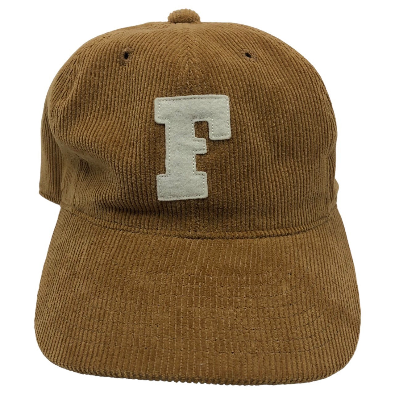 FULL COUNT(フルカウント) 6PANEL CORDS BASEBALL CAP F PATCH 6パネル コーデュロイ キャップ 6014 FREE ベージュ