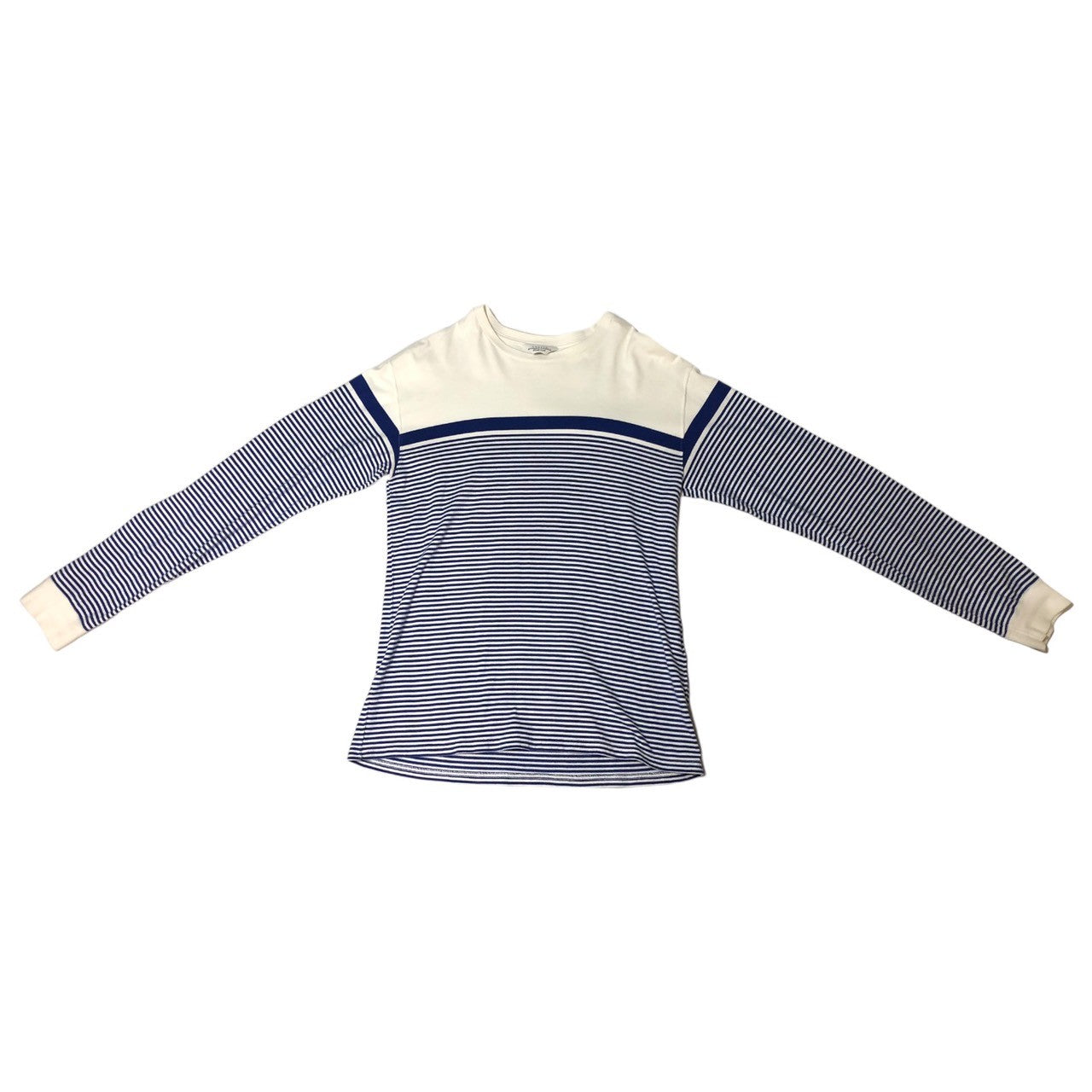 UNUSED(アンユーズド) border cut and sew/ボーダーカットソー US1904 SIZE 1(S) ホワイト×ブルー