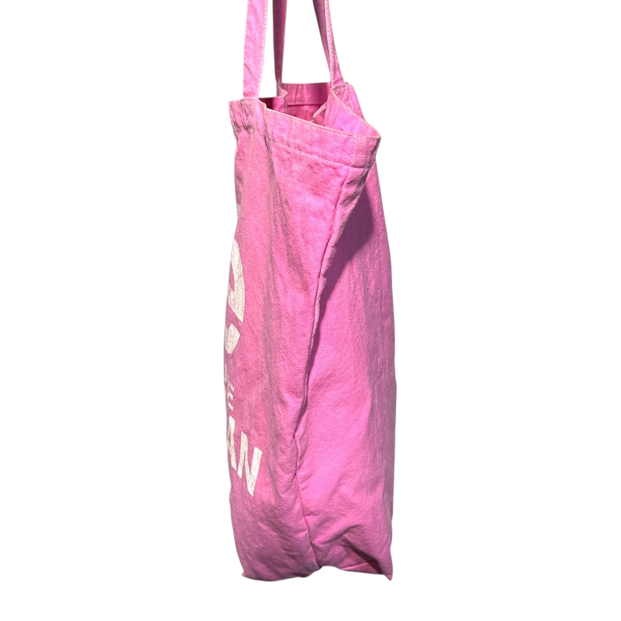 eye COMME des GARCONS JUNYA WATANABE MAN(アイコムデギャルソンジュンヤワタナベマン) 11SS Cotton Logo Tote Bag コットン ロゴ トートバッグ WG-K 294 ピンク