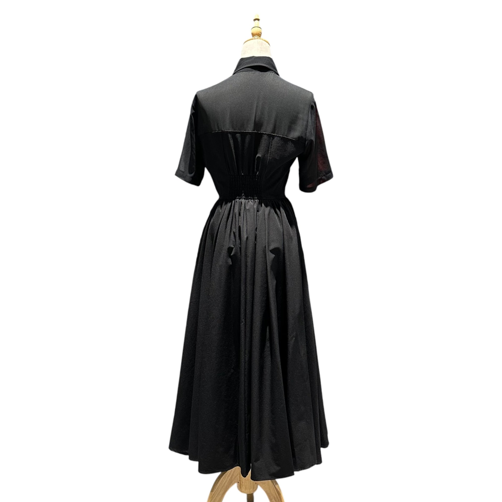 AMERI(アメリ) 2021SS CORSET DOCKING DRESS コルセットドッキングドレス ワンピース 01110541040 S ブラック