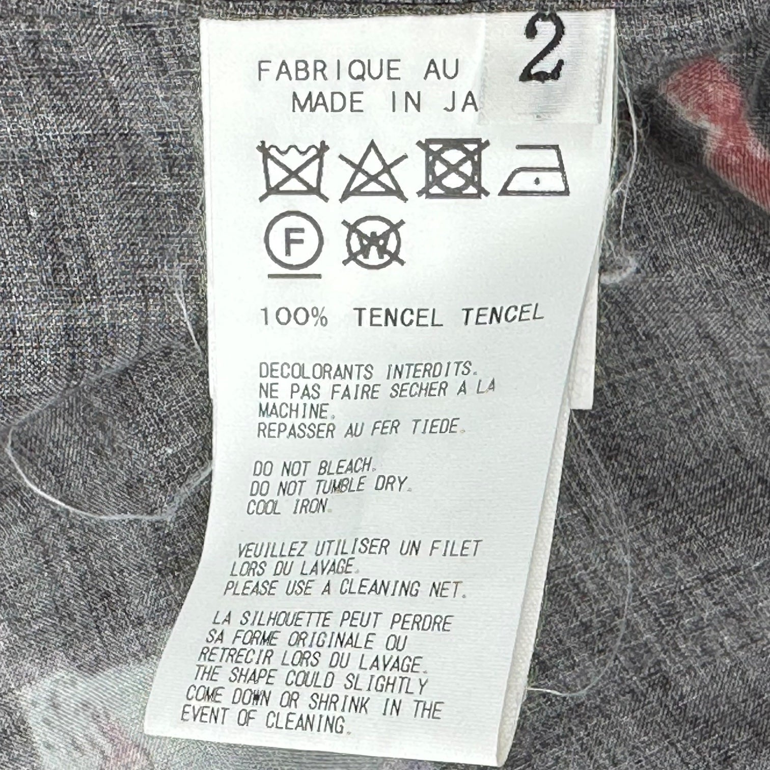 BLACK Scandal Yohji Yamamoto(ブラックスキャンダルヨウジヤマモト) 18AW "嫌われて醜悪中年" Asymmetric collar print blous アシンメトリー 襟 プリント ロング シャツ HV-B55-824 2 ブラック OU-テンセル I-アシメ衿プリント-B・ミックス