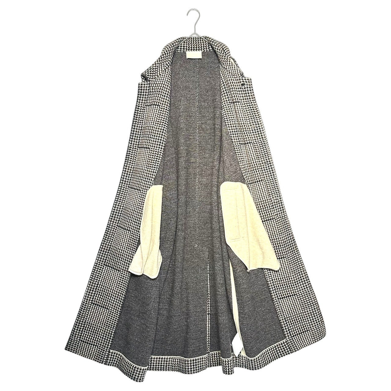 YOKE(ヨーク) 18AW OVERSIZED GUNCLUB CHECK KNIT COAT オーバーサイズ ガンクラブ チェック コート YK18AW001C 2 ブラウン 人気完売商品