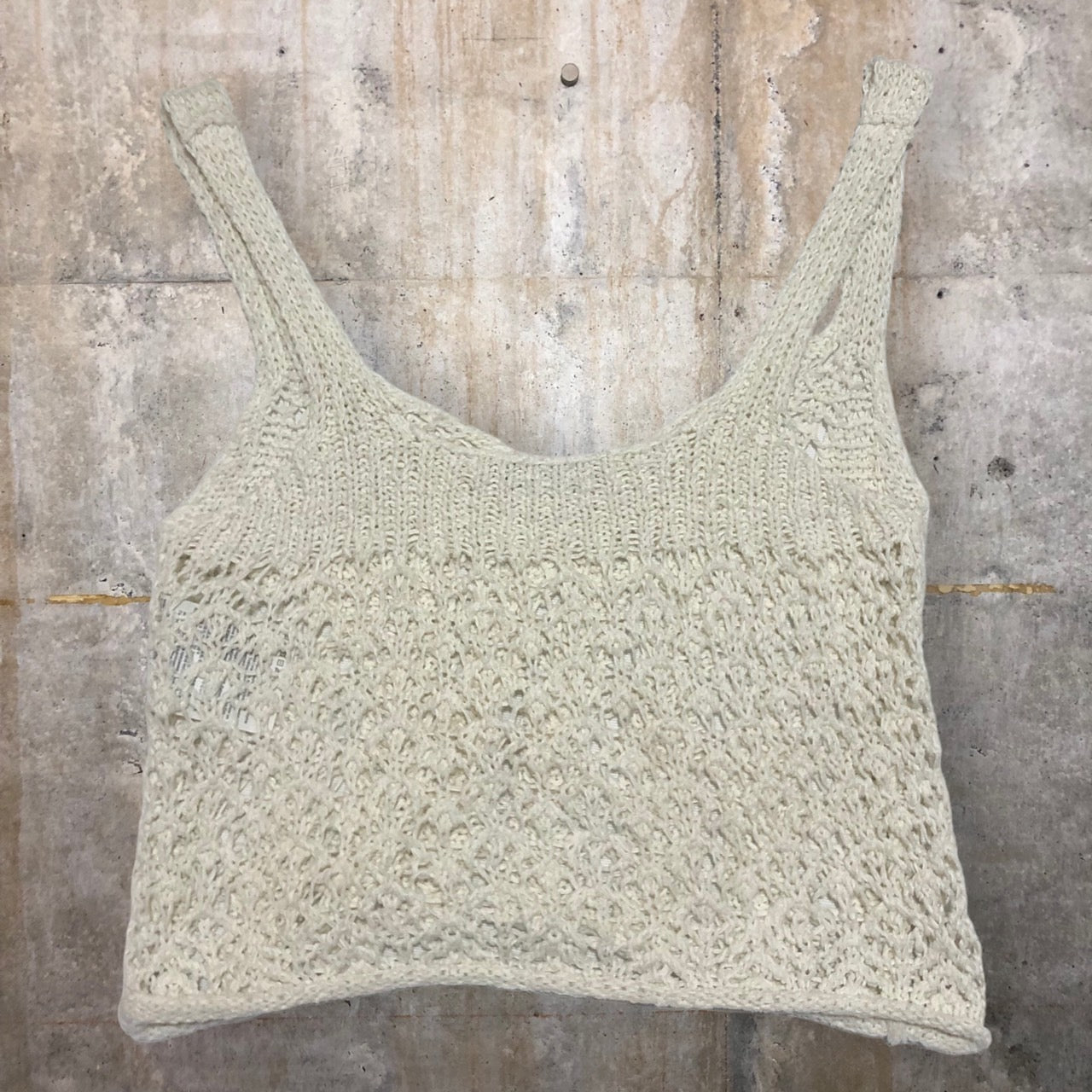 Acne Studios(アクネストゥディオズ) コットンニットビスチェ 1662-343-1790 S ホワイト