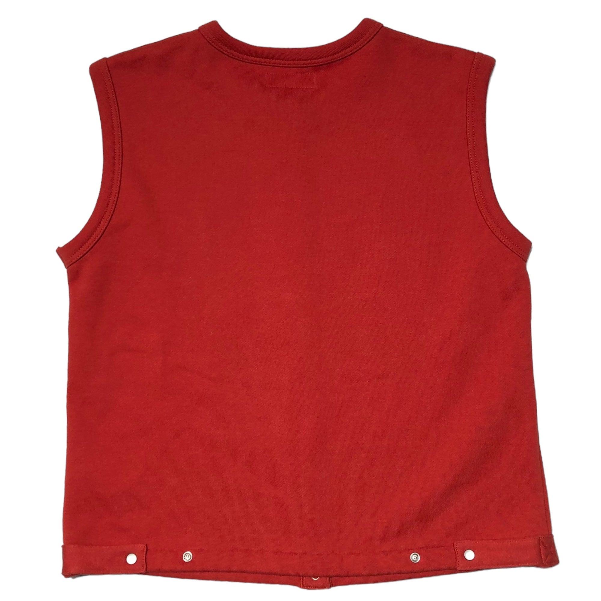 agnes b.(アニエスベー) スナップボタンベスト SIZE イ(S) レッド