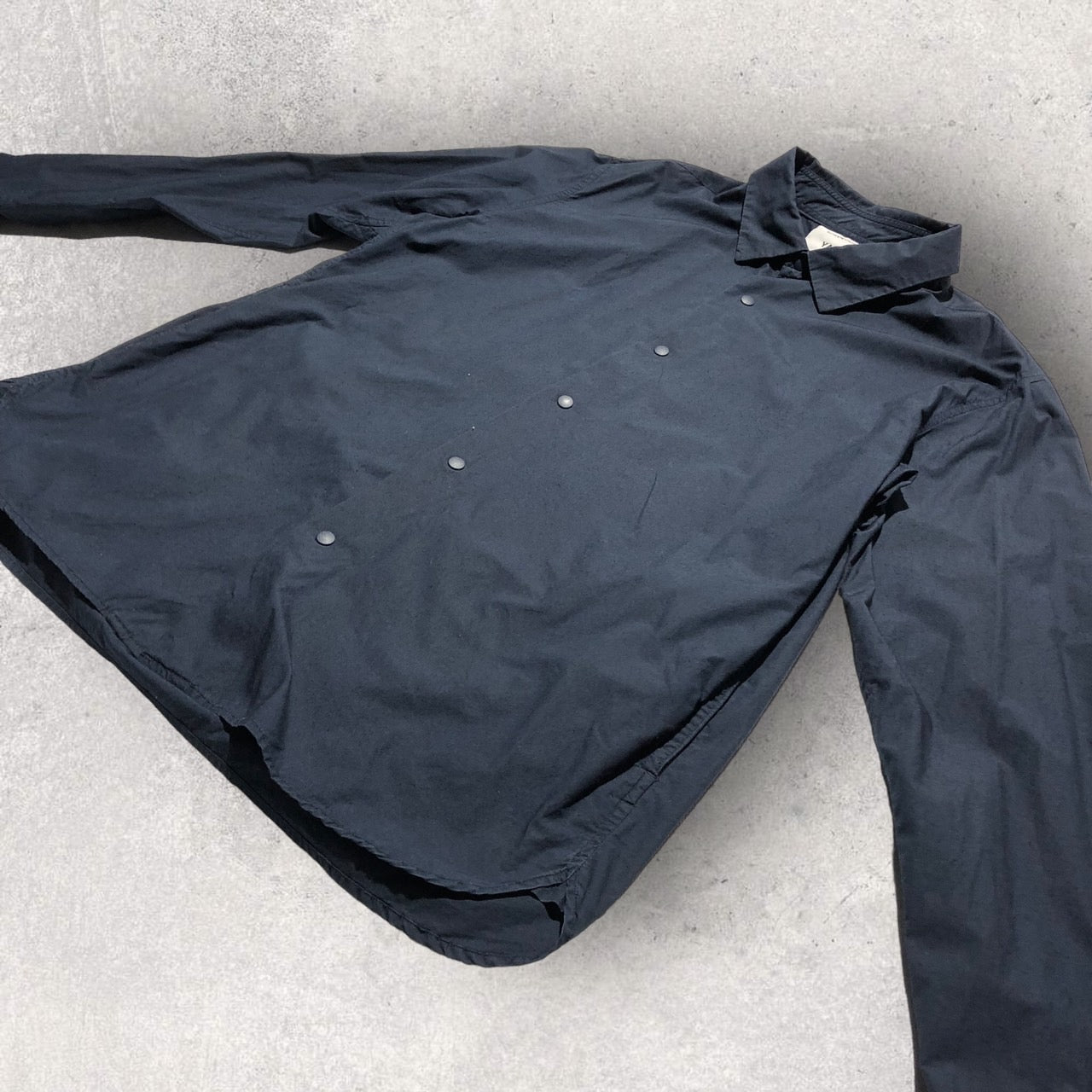 YAECA(ヤエカ) COMFORT SHIRT M ネイビー