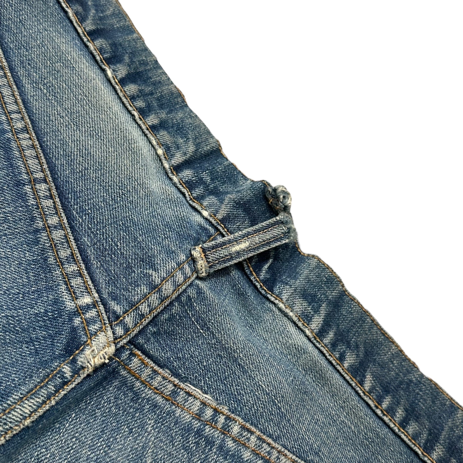 Levi's(リーバイス) 1967~1969's 505 BIG E Denim Pants ヴィンテージ デニム パンツ 実寸約W31.5 インディゴ 60’s 60年代 42TARON 並行ステッチ 均等V 最初期