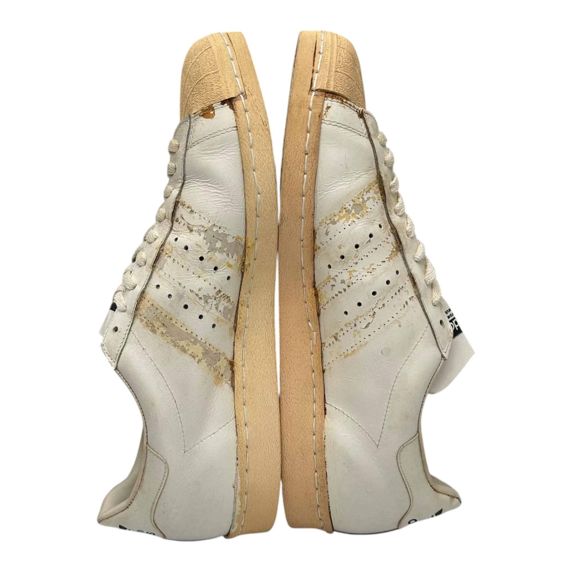 adidas(アディダス) 80's SUPER STAR Sneakers 80年代 スーパースター ローカット スニーカー 12(30cm程度) ホワイト 稀少 フランス製