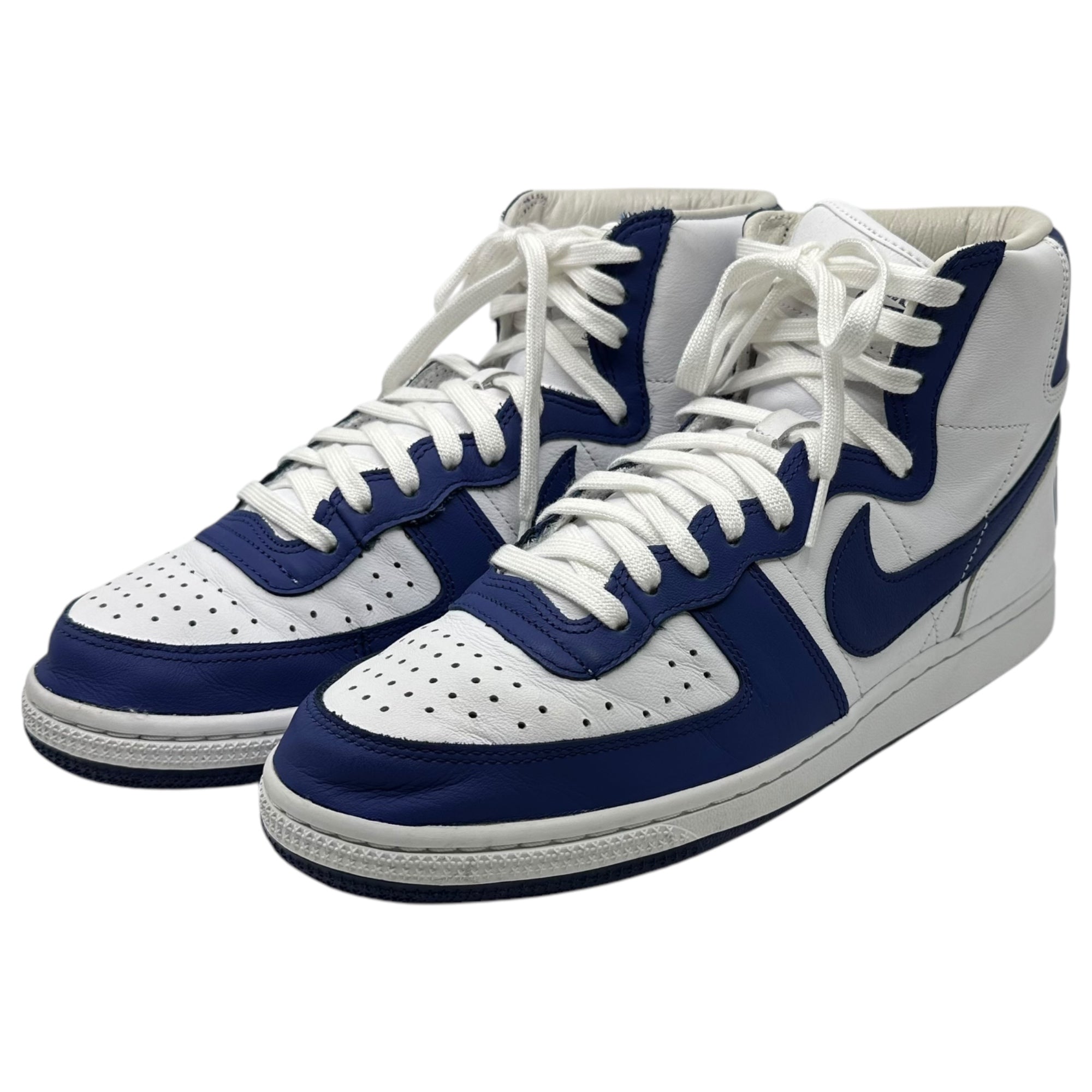 NIKE×COMME des GARCONS HOMME PLUS(ナイキ×コムデギャルソンオムプリュス) TERMINATOR HIGH SP ターミネーター ハイ FD4159-100 28cm ホワイト×ブルー ハイカット スニーカー コラボ