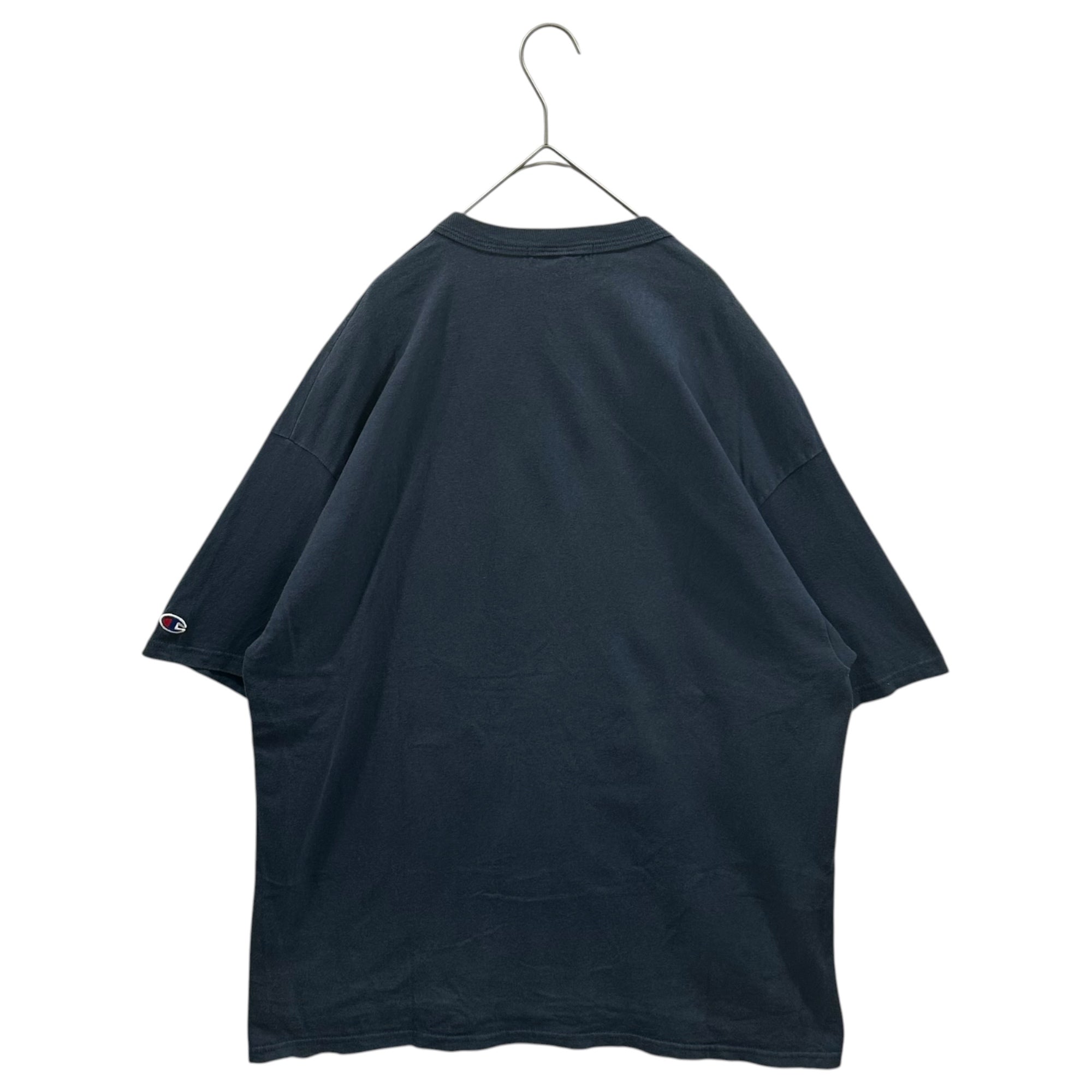 ELECTRIC COTTAGE(エレクトリックコテージ) 2002SS Patch Logo T-shirt ワッペン ロゴ Tシャツ L ネイビー championボディ