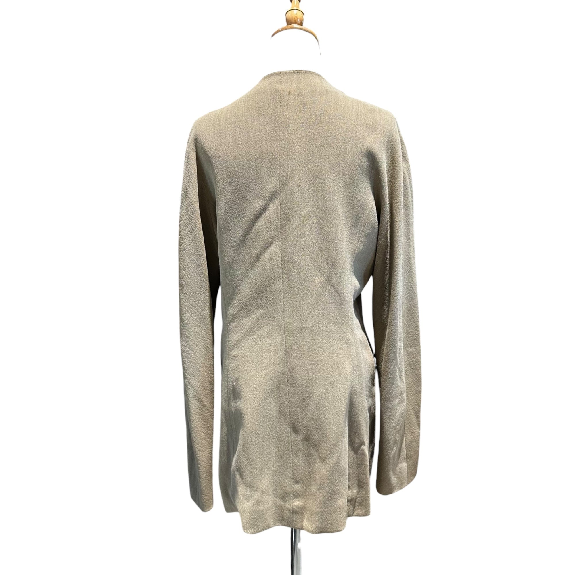 JIL SANDER +(ジルサンダー プラス) No-collar Jacket ノーカラー ジャケット 38(M程度) ベージュ