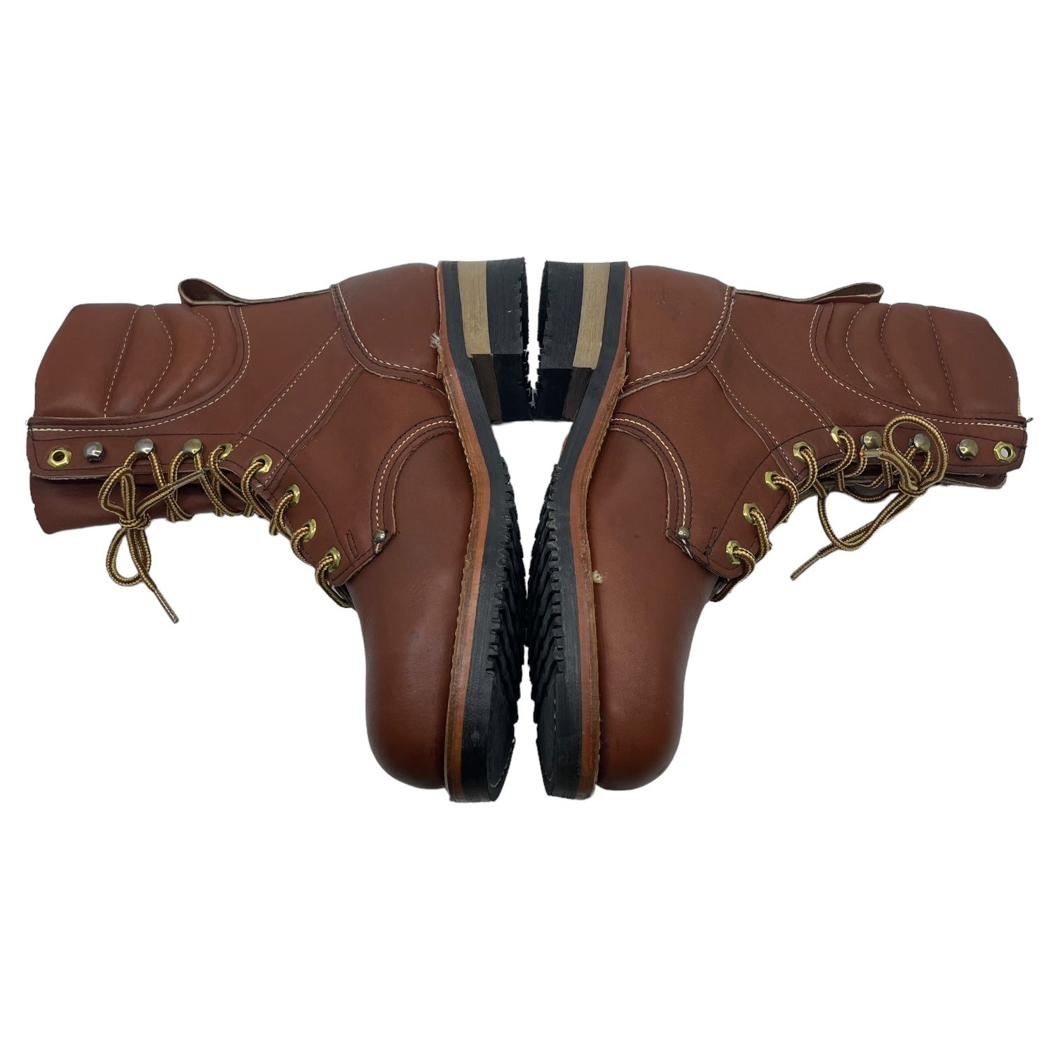 CAROLINA(キャロライナ) 70~80's WORK BOOTS ワークブーツ 70年代 80年代 ヴィンテージ 186 SIZE 8 ブラウン 箱付