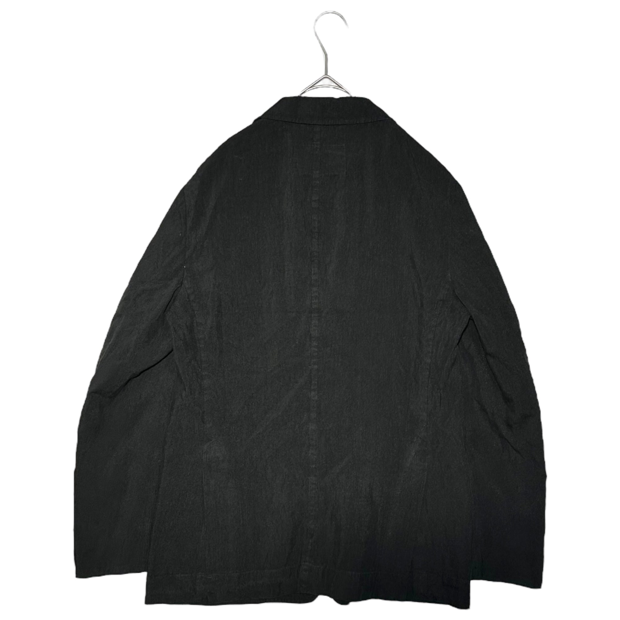 COMME des GARCONS HOMME DEUX(コムデギャルソンオムドゥ) 11SS Linen nylon product-dyed 3B jacket リネン ナイロン 製品染め 3B ジャケット DG-J052 XXS ブラック AD2010