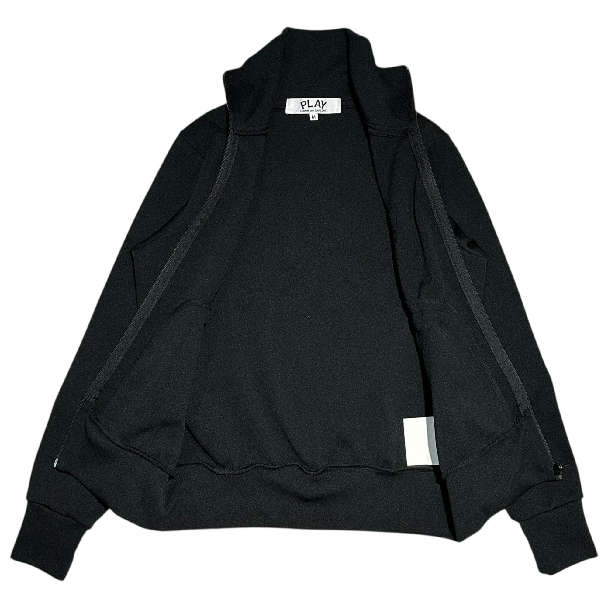 PLAY COMME des GARCONS(プレイコムデギャルソン) Heart Logo Patch Truck Jacket ハート ロゴ ワッペン トラック ジャケット AZ-T255 M ブラック AD2019/6