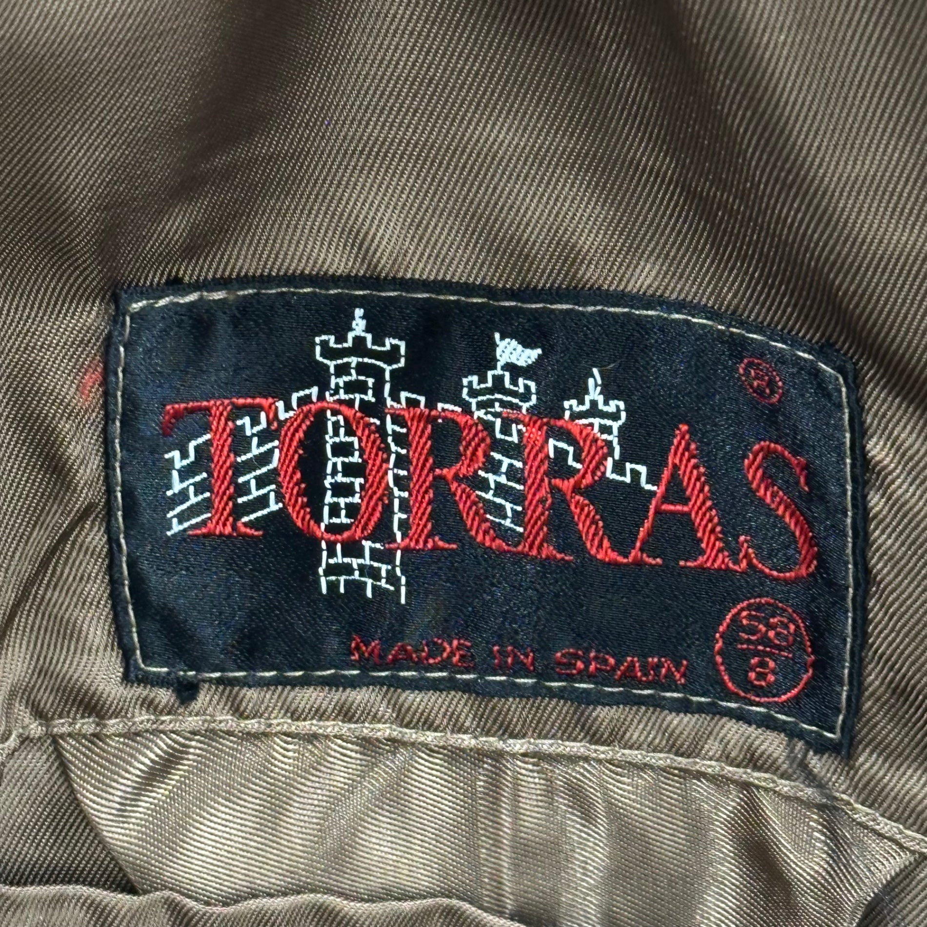USED(ユーズド) Knit-Panel Suede Blouson ニット切替 スウェード ブルゾン 58 ブラウン スペイン製 古着