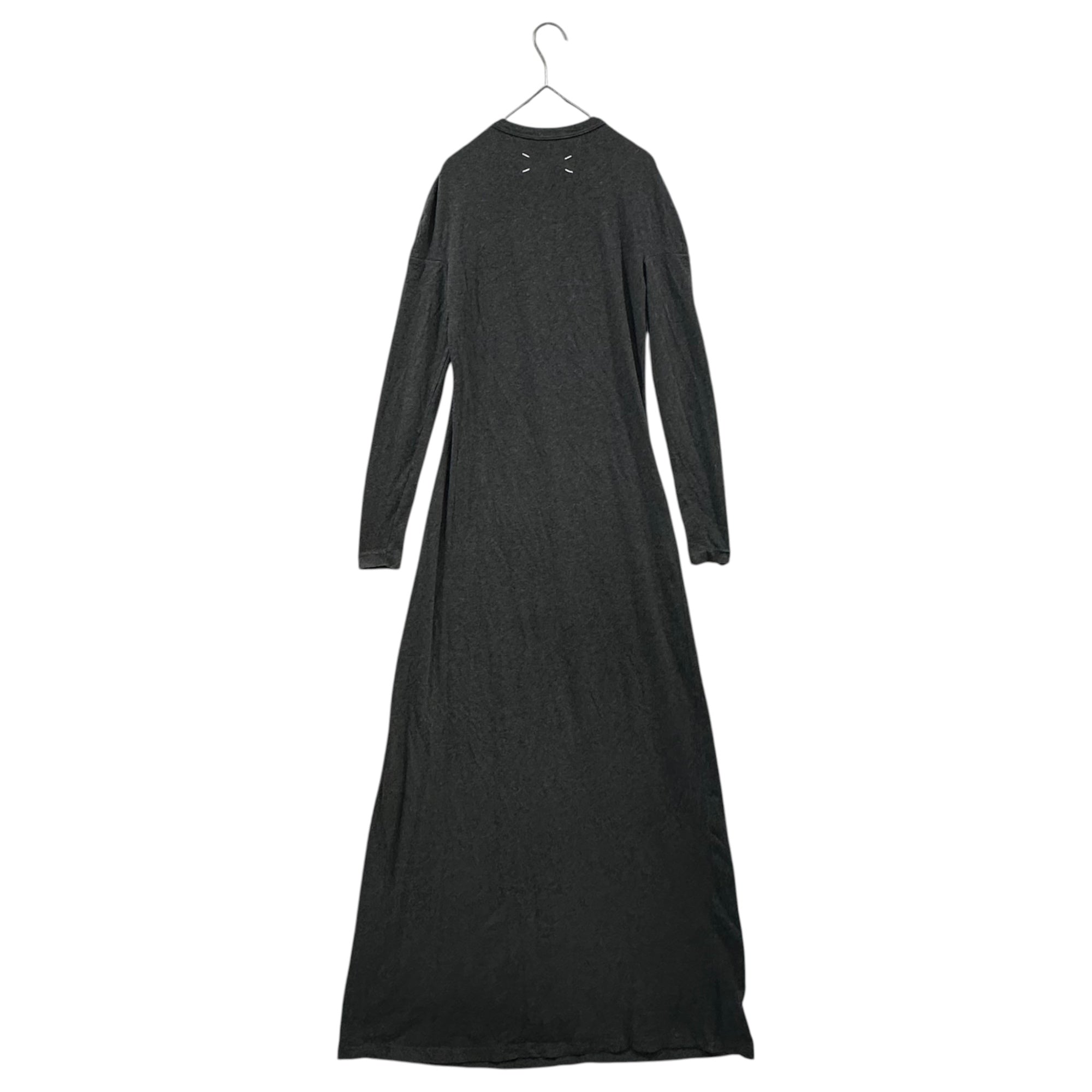 Maison Martin Margiela(メゾン マルタンマルジェラ) 1998AW Super Long T-Shirt Dress スーパー ロング カットソー ドレス 333-55506 S グレー 90's 90年代 アーカイブ 白タグ