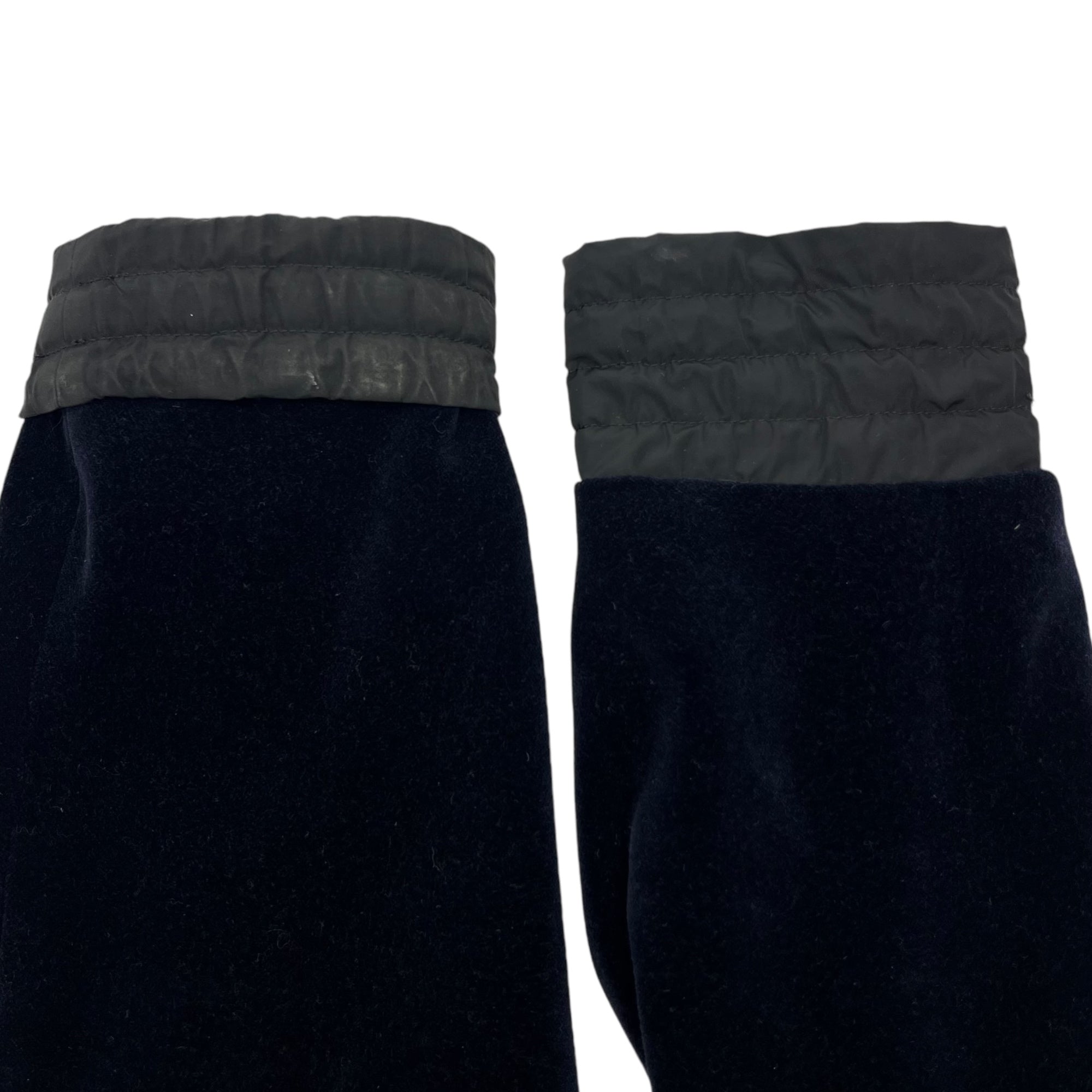 kolor(カラー) 16AW Different material velor nylon blouson 異素材 ドッキング ベロア ナイロン ブルゾン 16WCM-G04104 3(L程度) ネイビー ジャケット