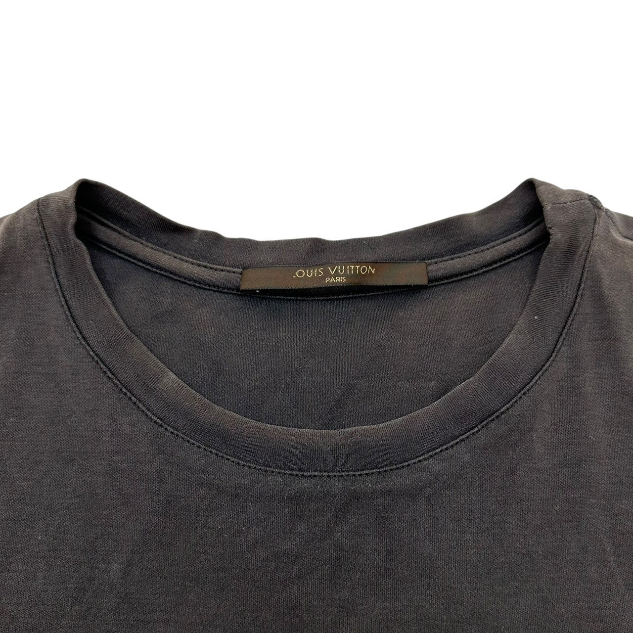 LOUIS VUITTON(ルイヴィトン) Cut-off Custom Monogram Print Pocket Sleeveless T-shirt カットオフ カスタム モノグラムプリント ポケット ノースリーブ Tシャツ S ブラック