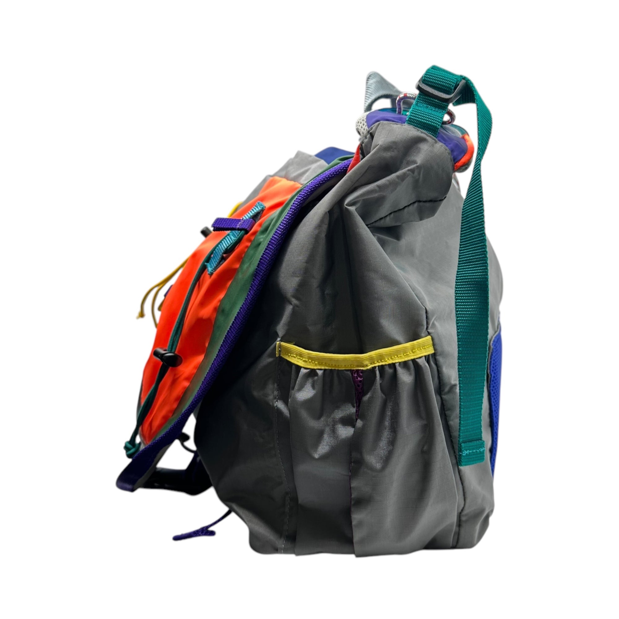 kolor(カラー) 20SS Different fabric docking drawcord messenger bag 異素材 ドッキング ドローコード メッセンジャー バッグ 20SCM-A17516S グレー ショルダー